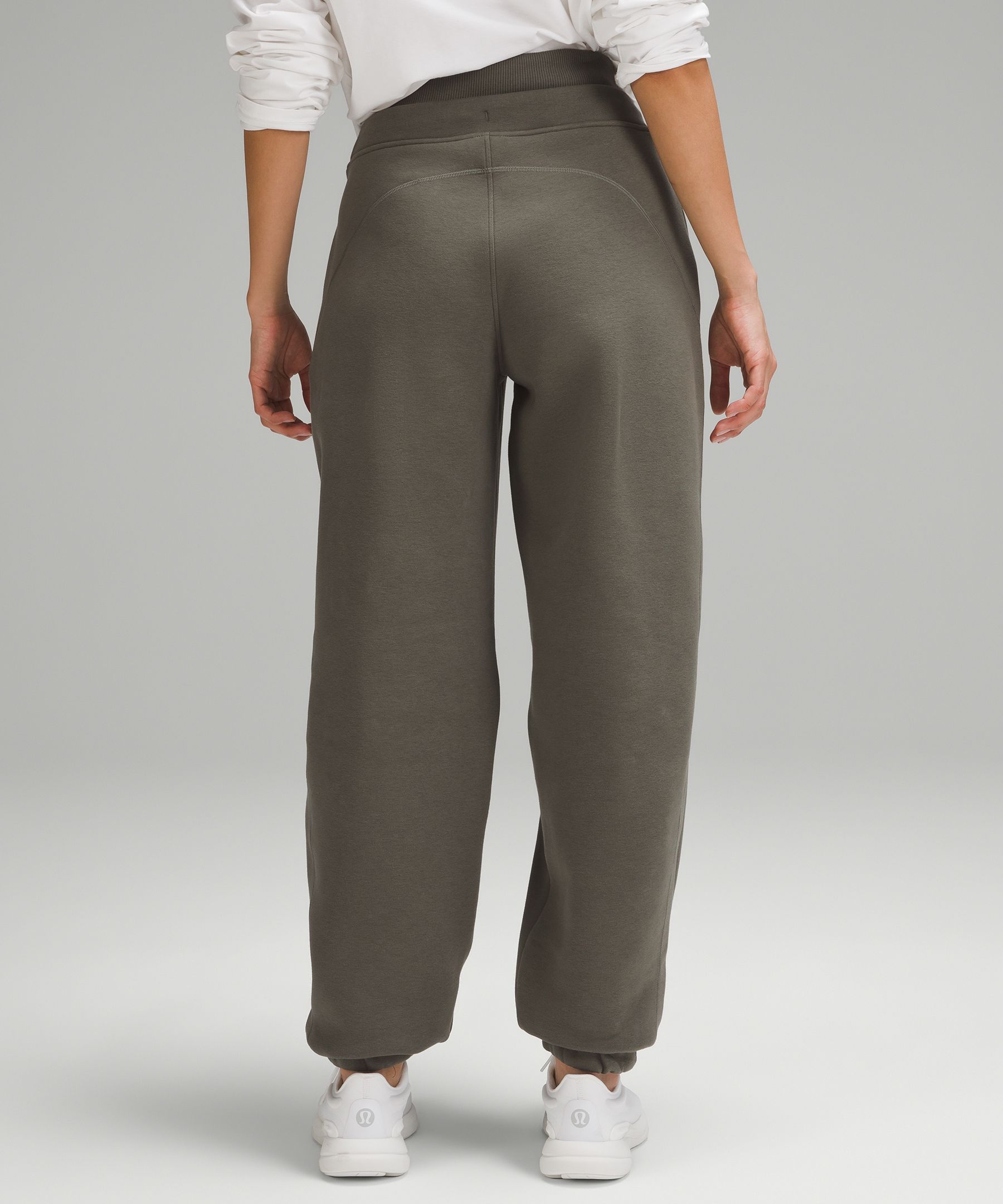 Plush Fleece High-Rise Double-Waisted Pants *Asia Fit