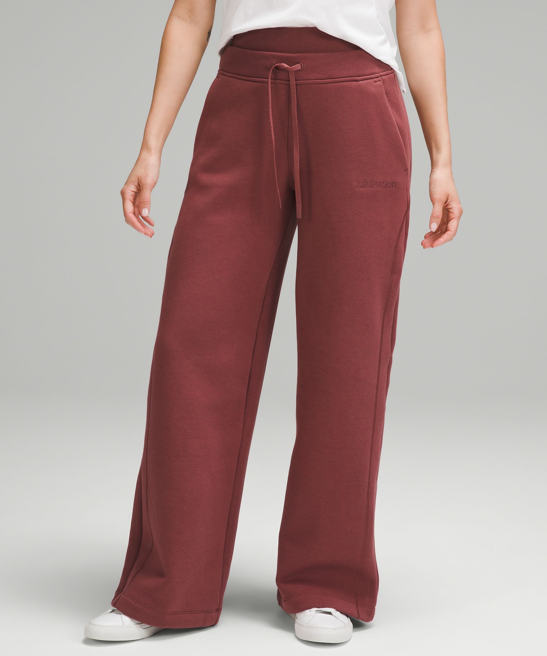 Vs Cotton Fleece High-Rise Jogger Pants