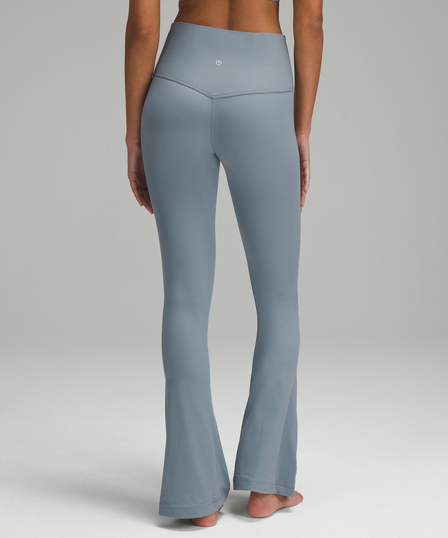 Shop Lululemon Align™ High-rise Ribbed Mini-flare Pants Regular