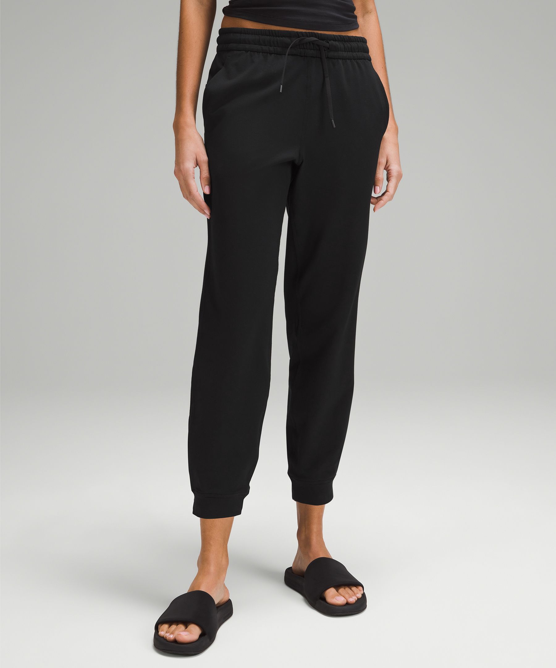 Soft Jersey Classic-Fit Mid-Rise Jogger, Women's Joggers