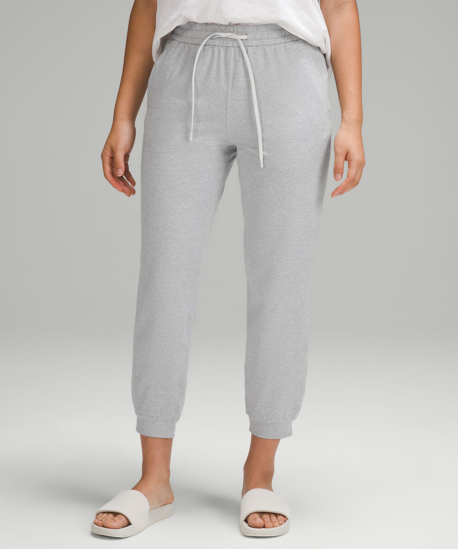 Soft Jersey Classic-Fit Mid-Rise Jogger, Women's Joggers