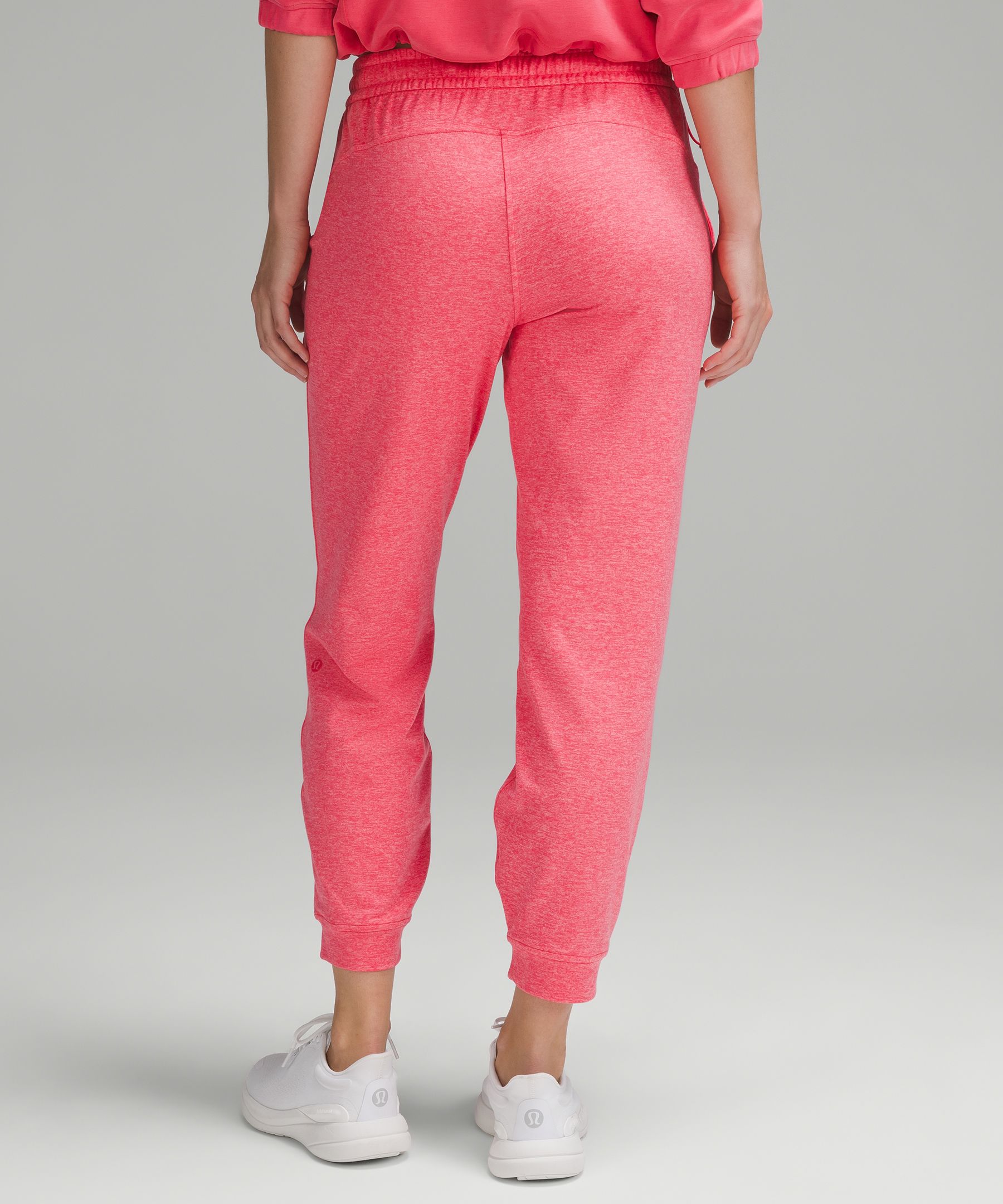 Shop Lululemon Soft Jersey Classic-fit Mid-rise Joggers