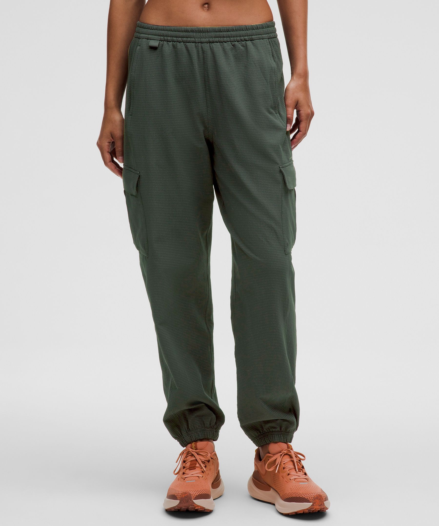 Lightweight Cargo Hiking Pant Grid Fleece