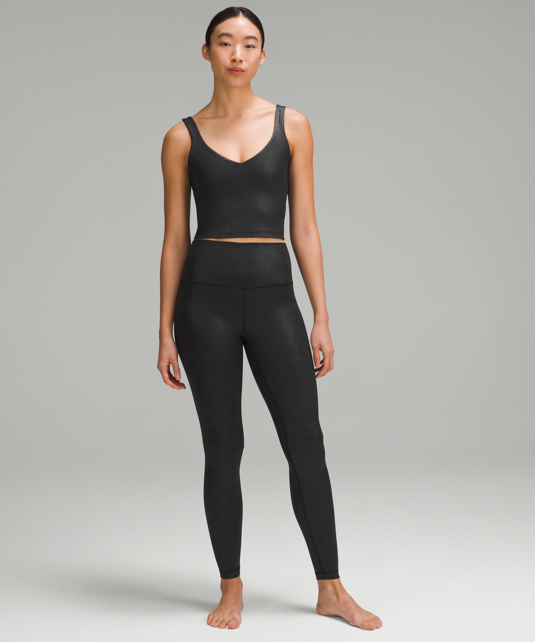 Lululemon Align full length 28” Pants Floral Black Size 2 - $68 (46% Off  Retail) - From Amanda
