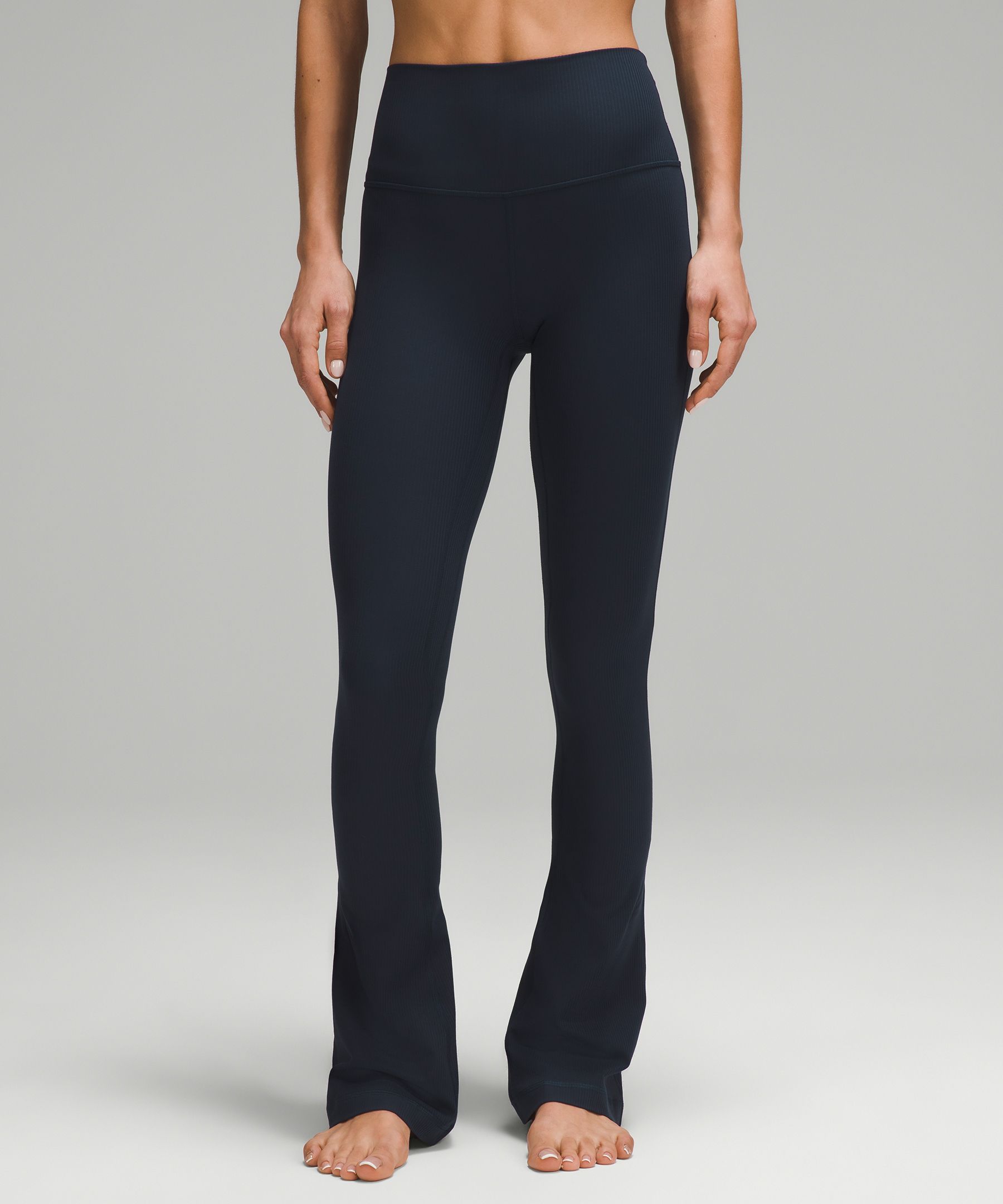 Shop Lululemon Align™ Ribbed Mini-flare Pants Extra Short