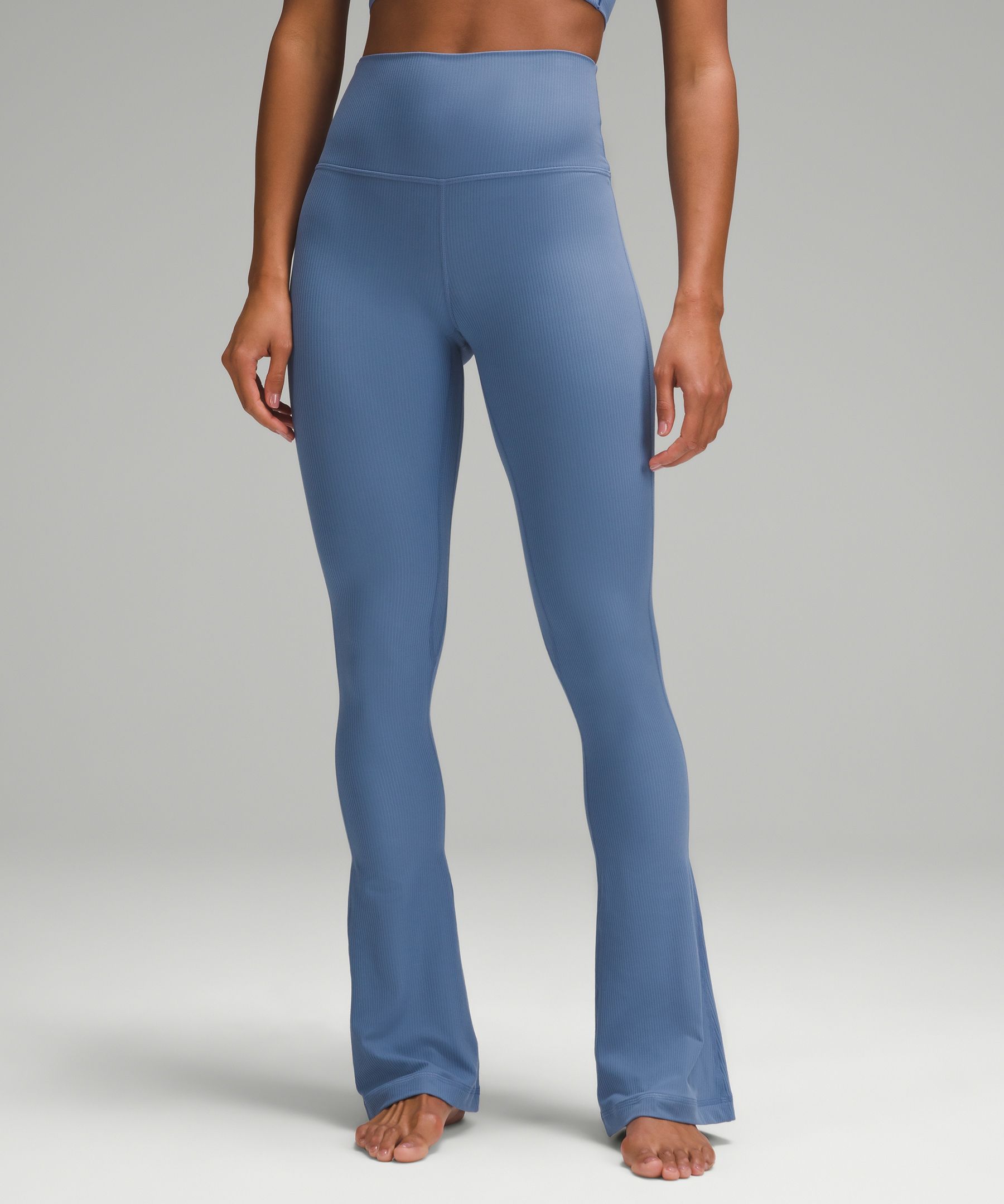 Shop Lululemon Align™ Ribbed Mini-flare Pants Extra Short