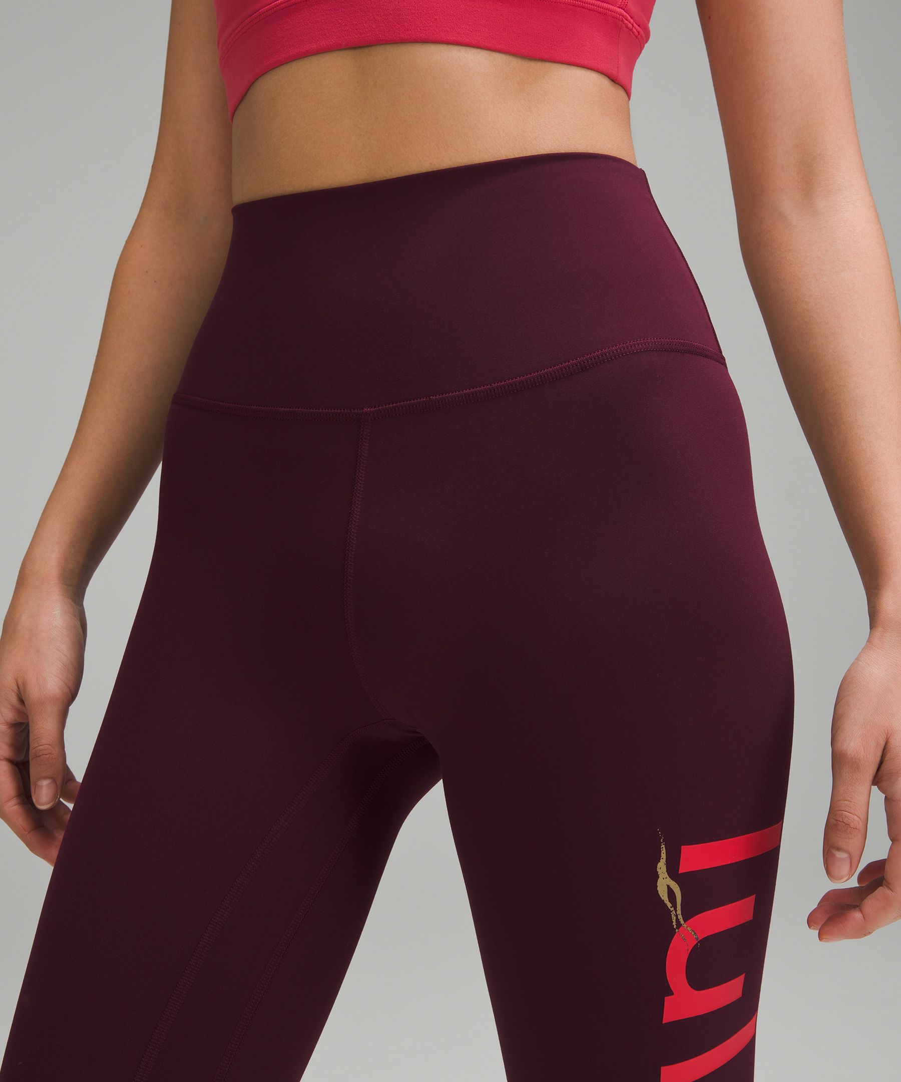 lululemon Align High-Rise burgundy maroon leggings