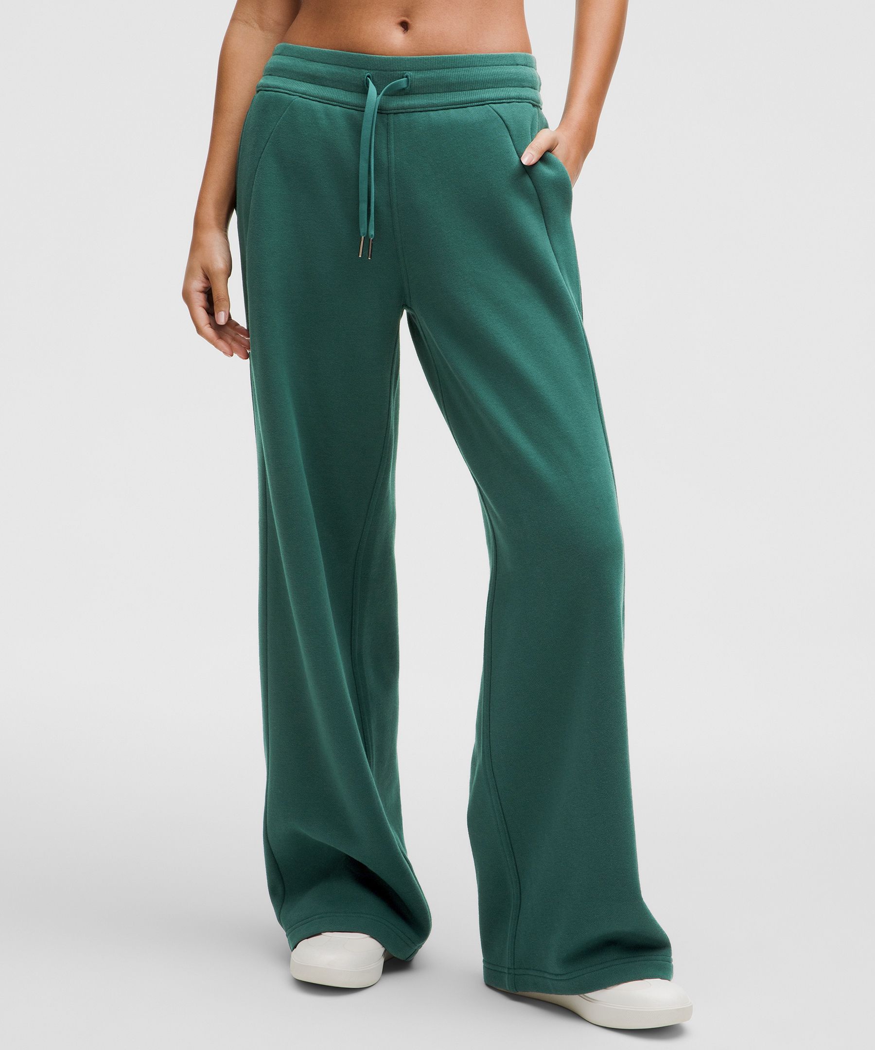 Scuba Mid-Rise Wide-Leg Pant Regular