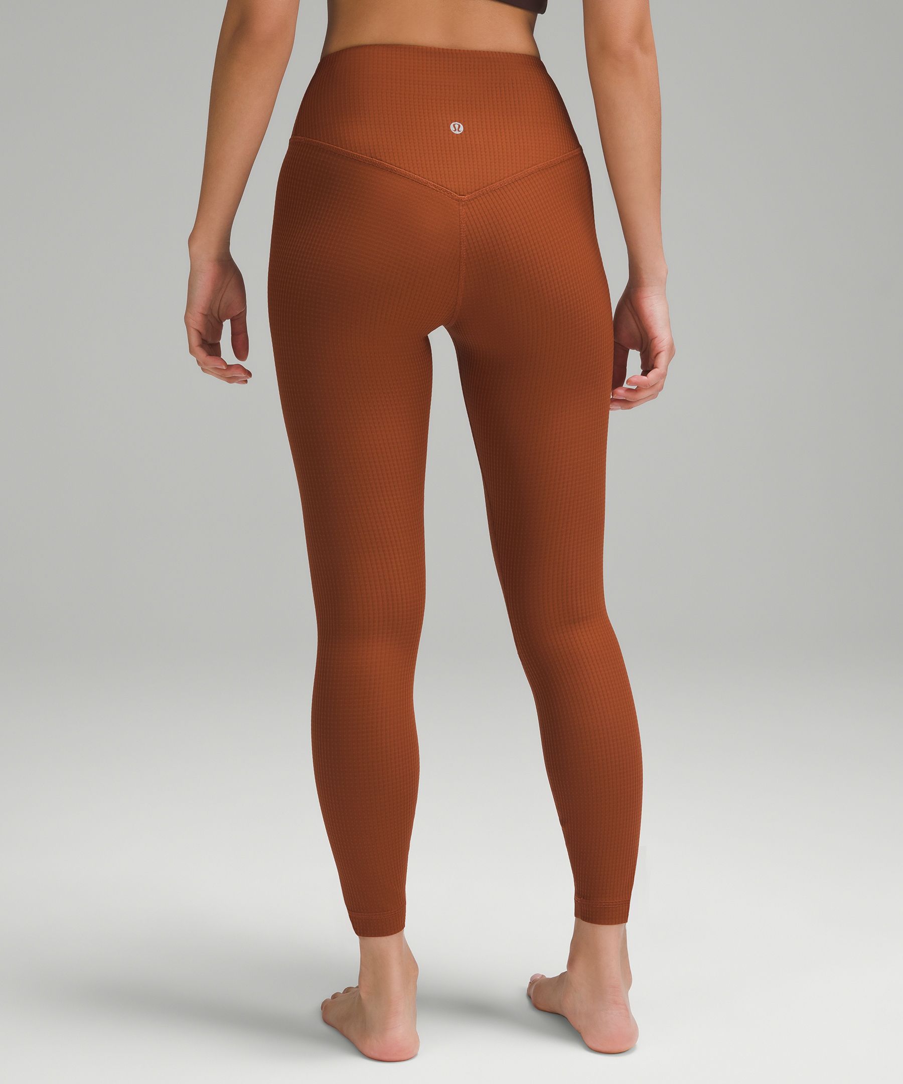 High-Rise Yoga Tight 24 *Grid Texture Asia Fit