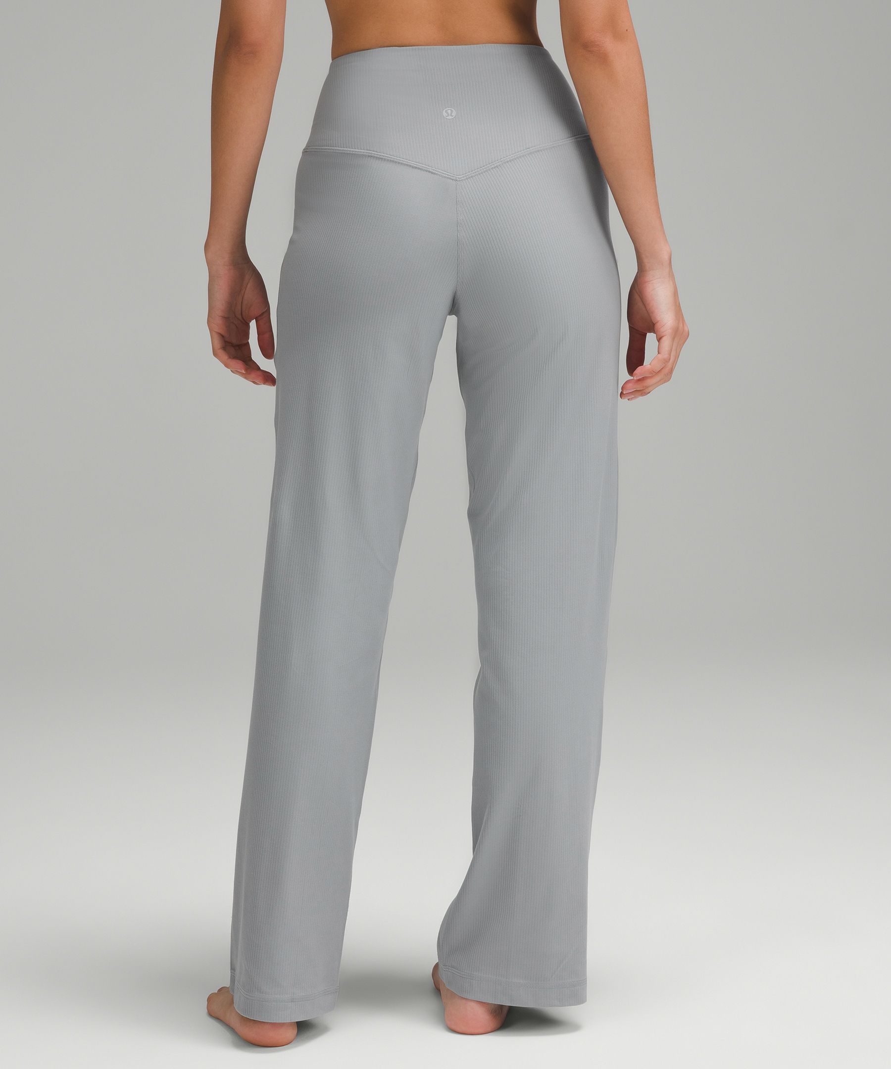 lululemon Align™ High-Rise Ribbed Wide-Leg Pant 30