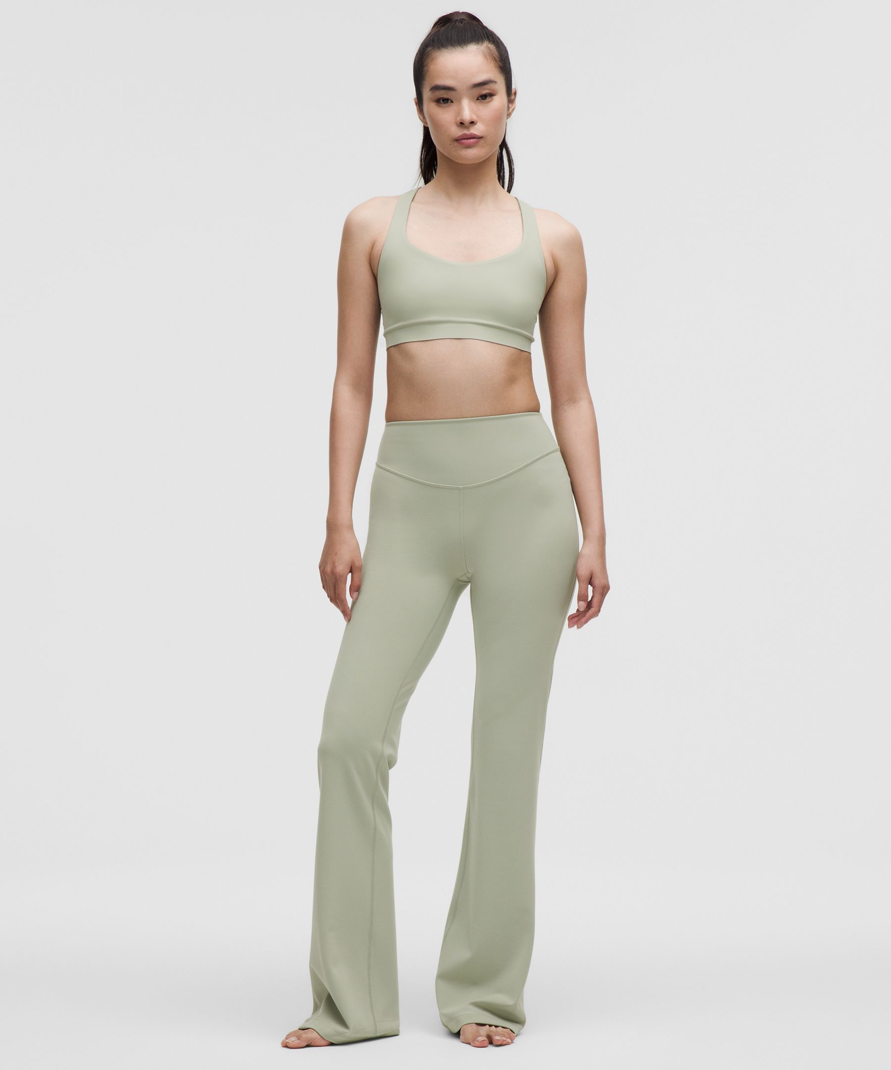 Lululemon Wunder Under Smoothcover High-rise Bootcut Leggings 34"
