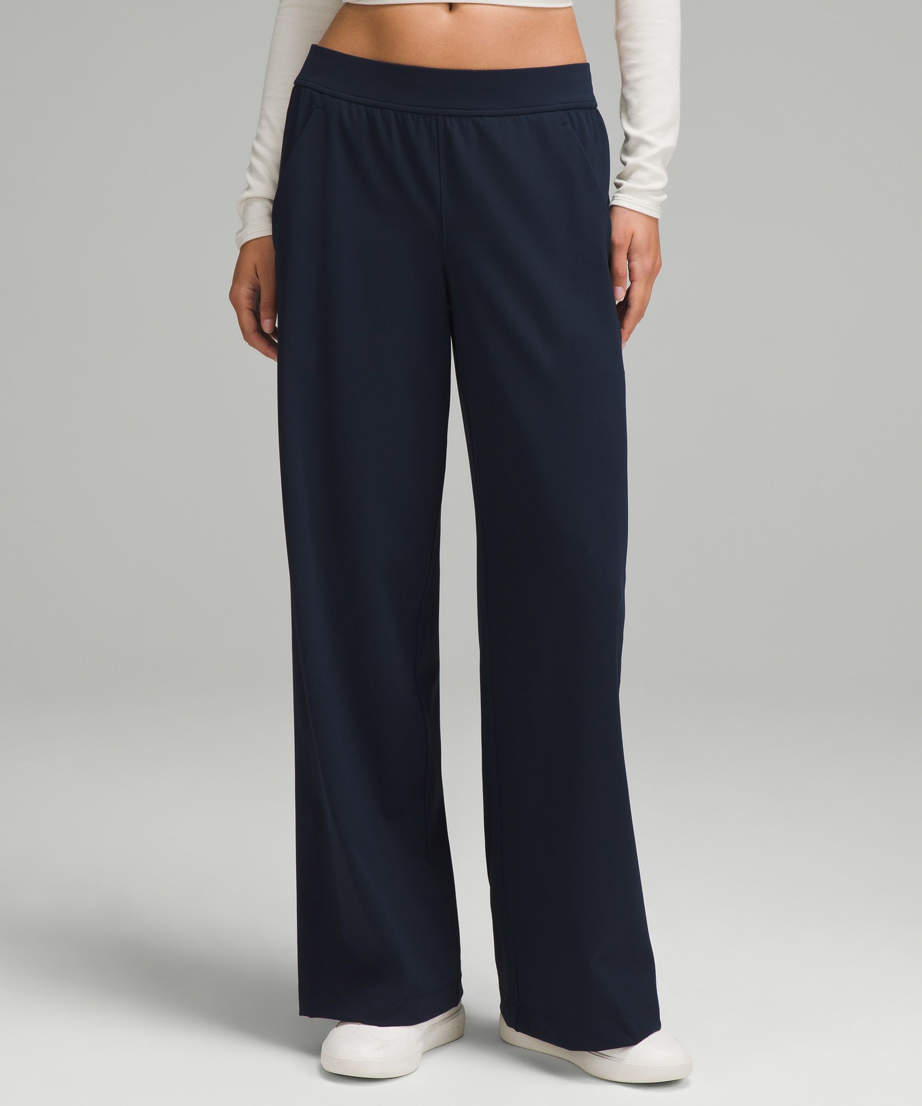 Luxtreme プルオンミッドライズ ワイドレッグパンツ | パンツ