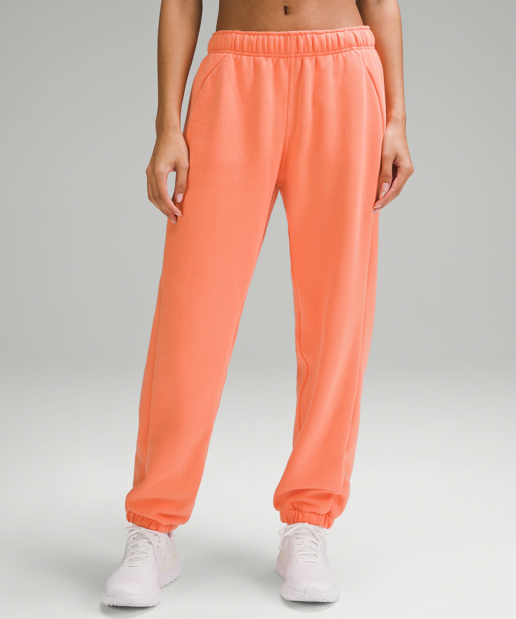 Lululemon Scuba Mid-rise Oversized Joggers Regular In Orange