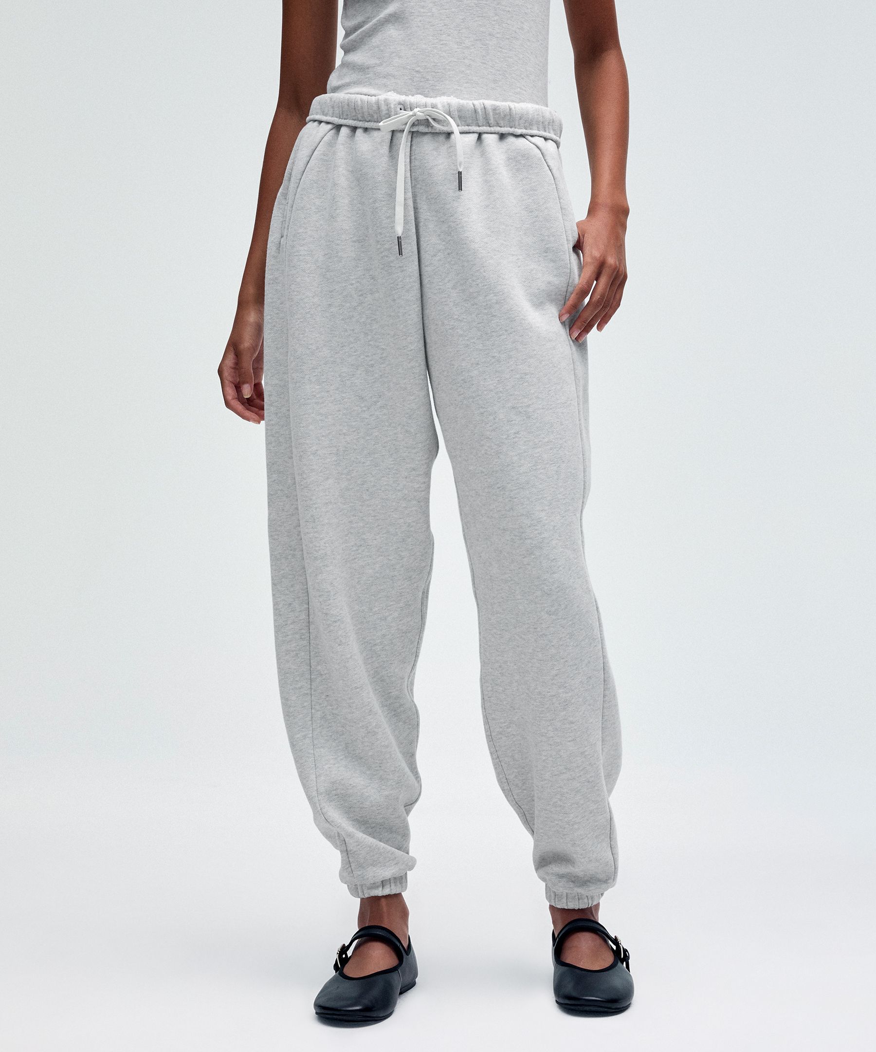 Scuba Flared Jogger Pants Greys