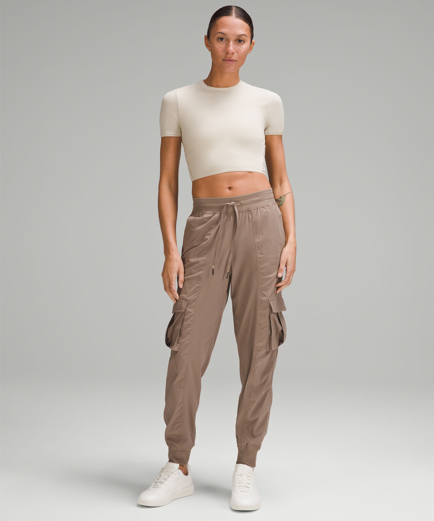 Shop Lululemon Dance Studio Relaxed-fit Mid-rise Cargo Joggers