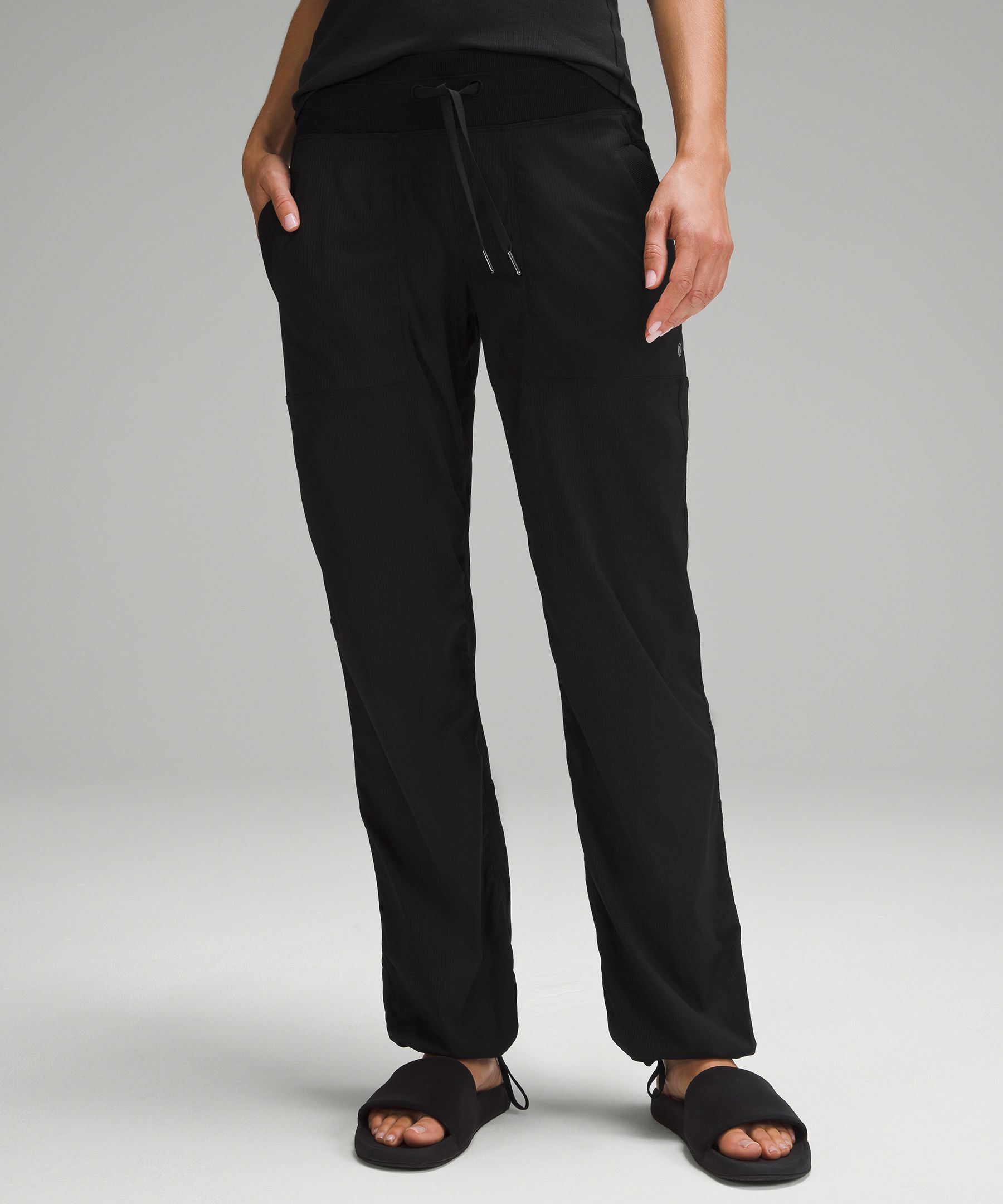 Lululemon Dance Studio Pants Black Lined Full Length 29” Inseam