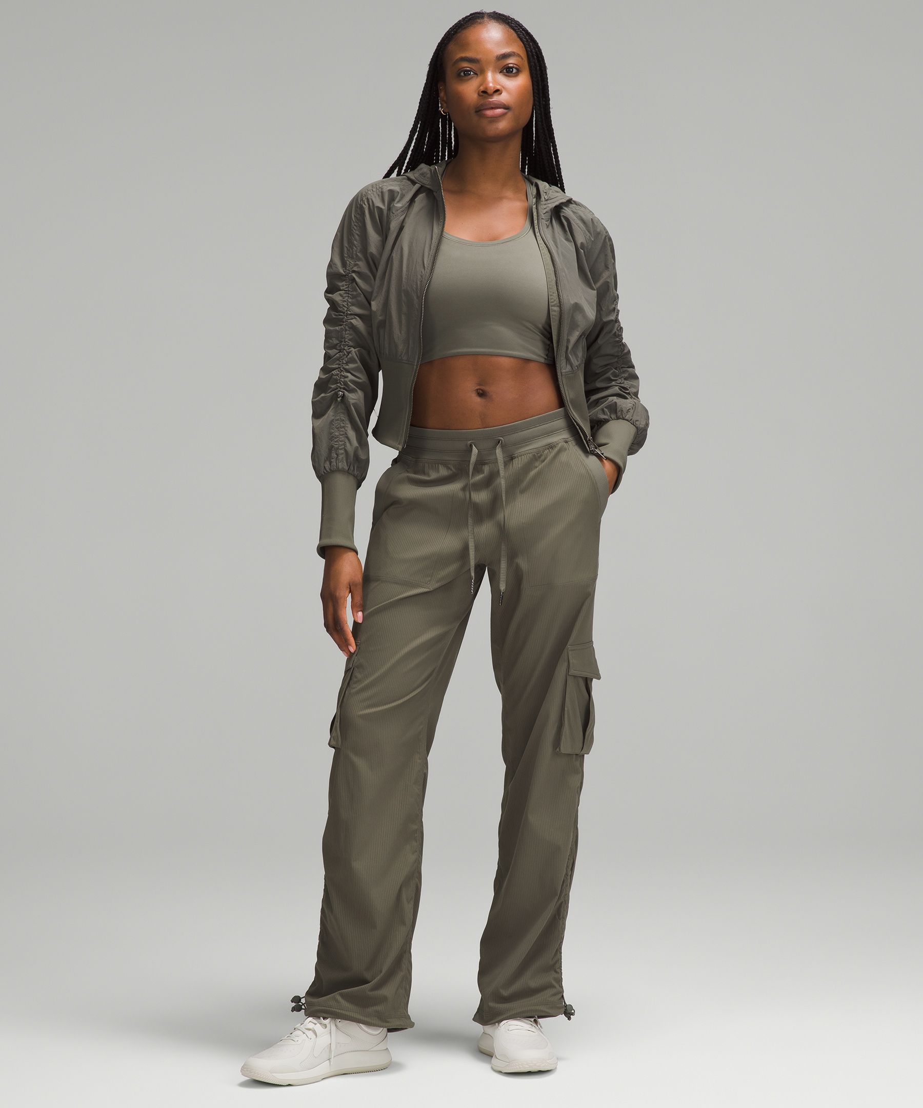 Dance Studio Relaxed-Fit Mid-Rise Cargo Pant