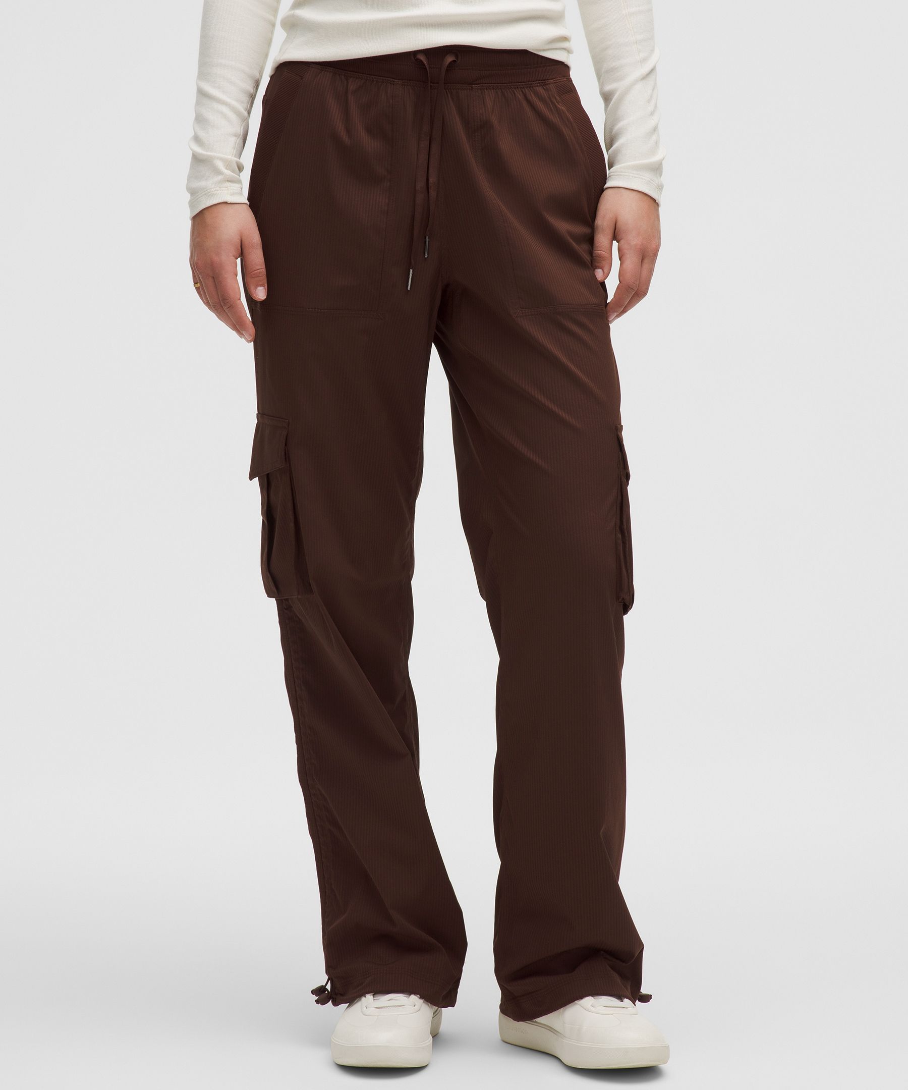 Dance Studio Relaxed-Fit Mid-Rise Cargo Pant - Brown