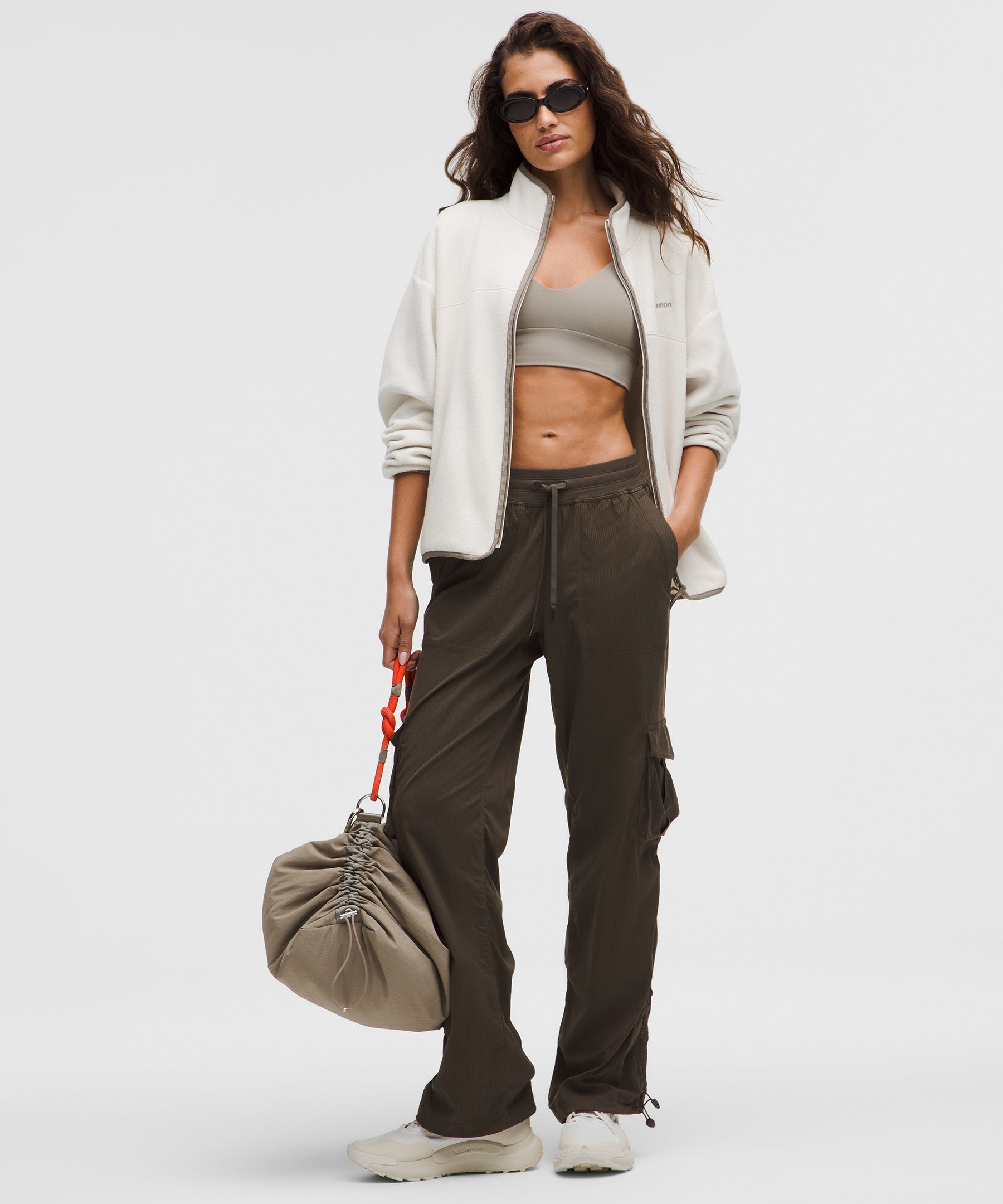 Lululemon Dance Studio Relaxed-fit Mid-rise Cargo Pant In Brown
