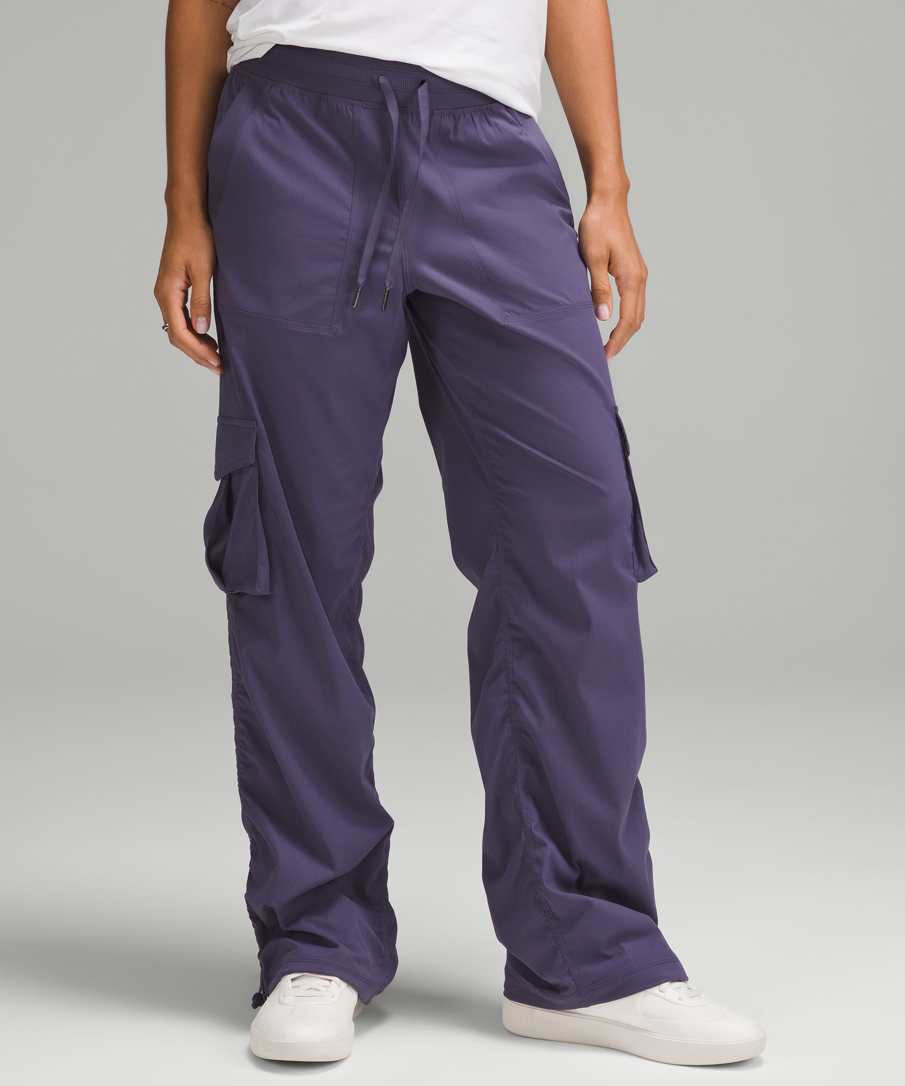 Dance Studio Relaxed-Fit Mid-Rise Cargo Pant - Purple