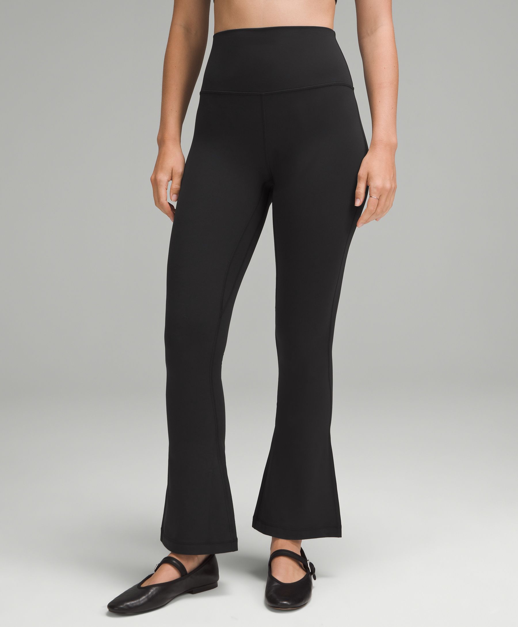 lululemon Align™ High-Rise Mini-Flare Pant Short - Black,Neutral