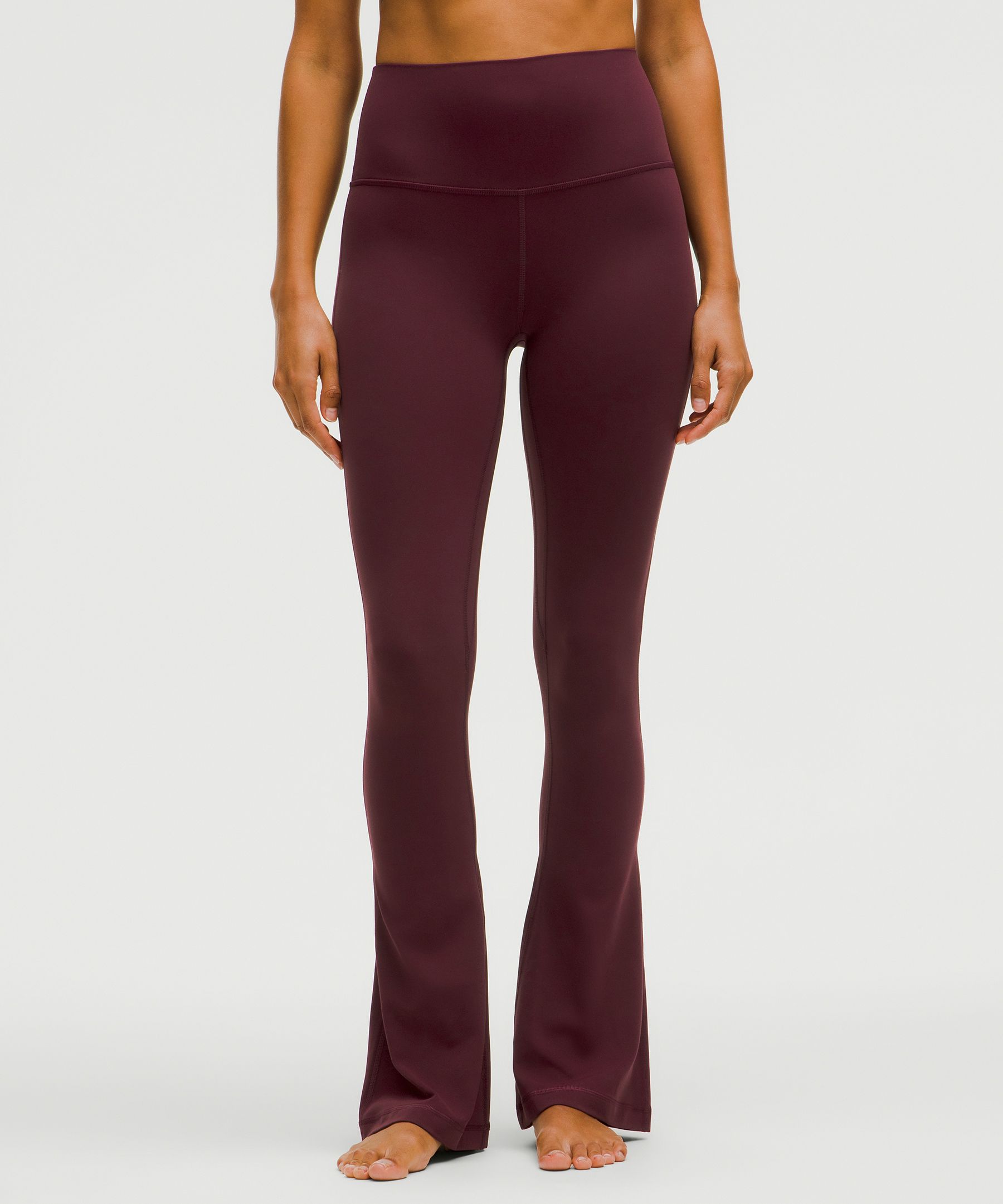 lululemon Align™ High-Rise Mini-Flare Pant Short - Burgundy