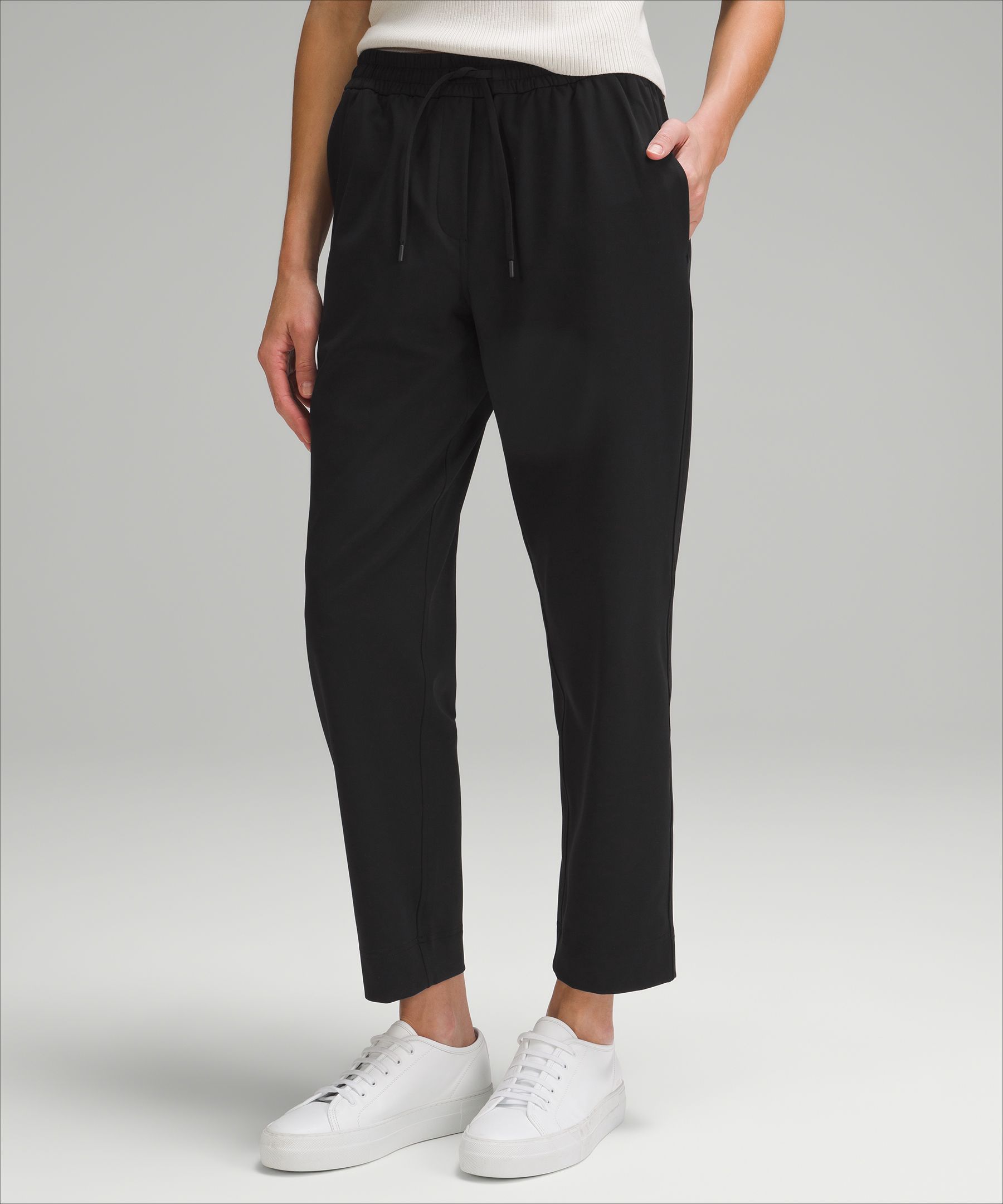 Tapered-Leg Mid-Rise Pant 7/8 Length *Luxtreme, Women's Trousers