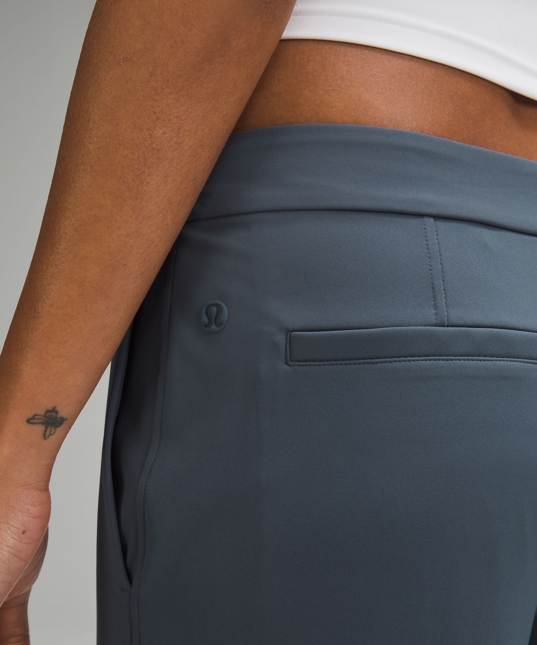 Lulu Brand Substitutes Tapered Leg Mid Rise Pant 7/8 Length Luxtreme Hiking  Pants Running Pants Yoga Pants Running Pants - AliExpress