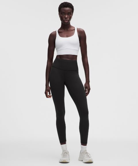 Женские леггинсы Lululemon Wunder Train с высокой посадкой и карманами