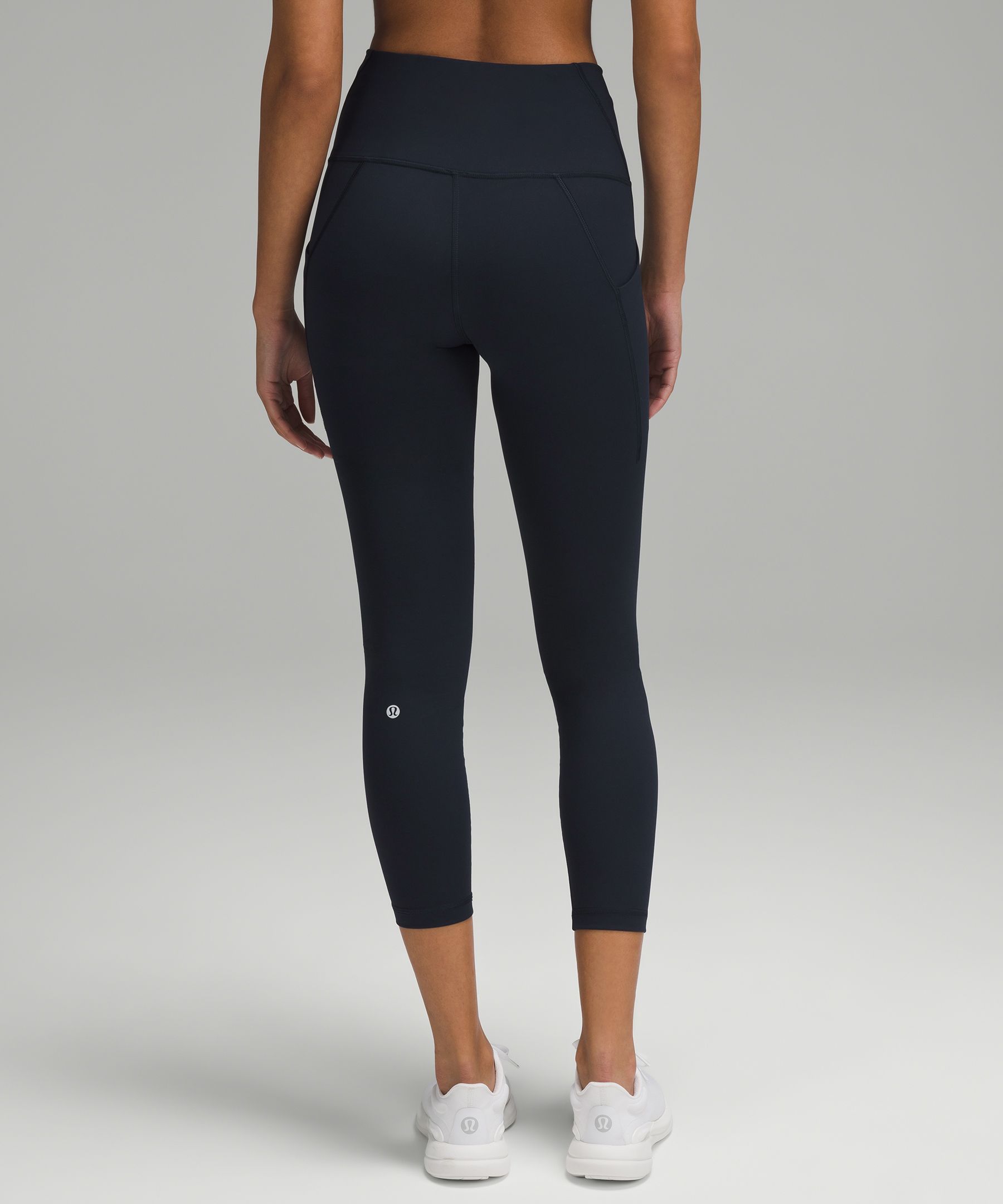 Lululemon Wunder Train High-Rise Tight 25 - Crunch Black - lulu