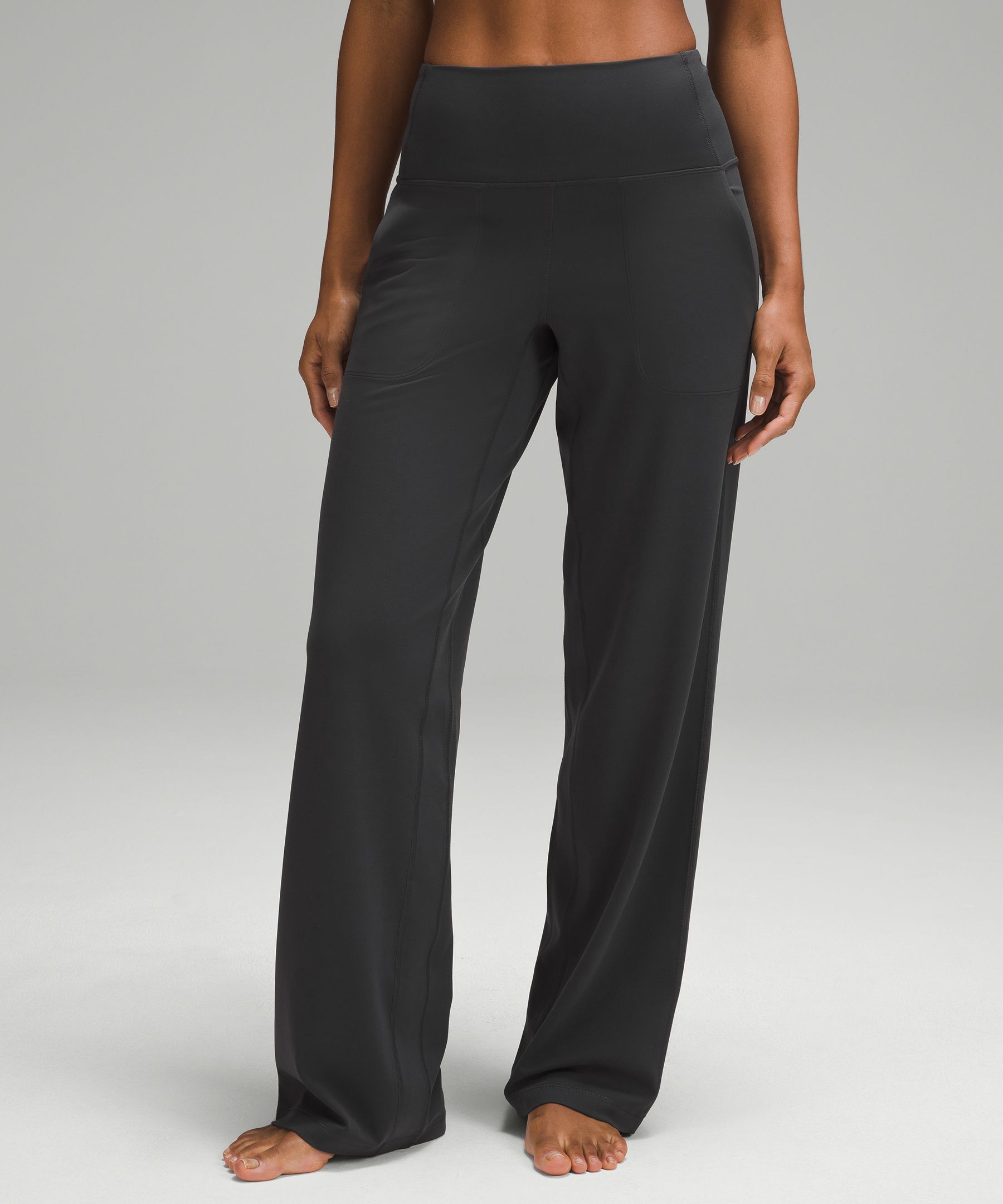 Lululemon Align™ High-rise Wide-leg Leggings Short | ModeSens