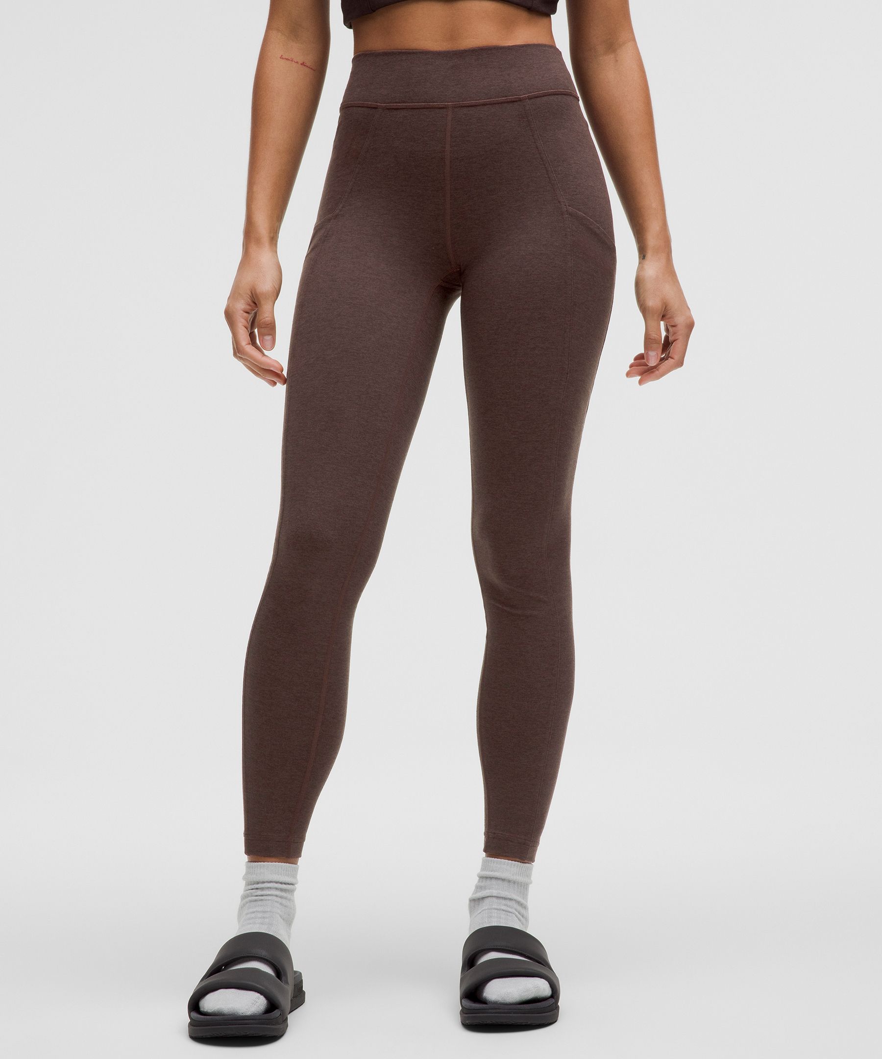 Soft Sueded High-Rise Tight 28"