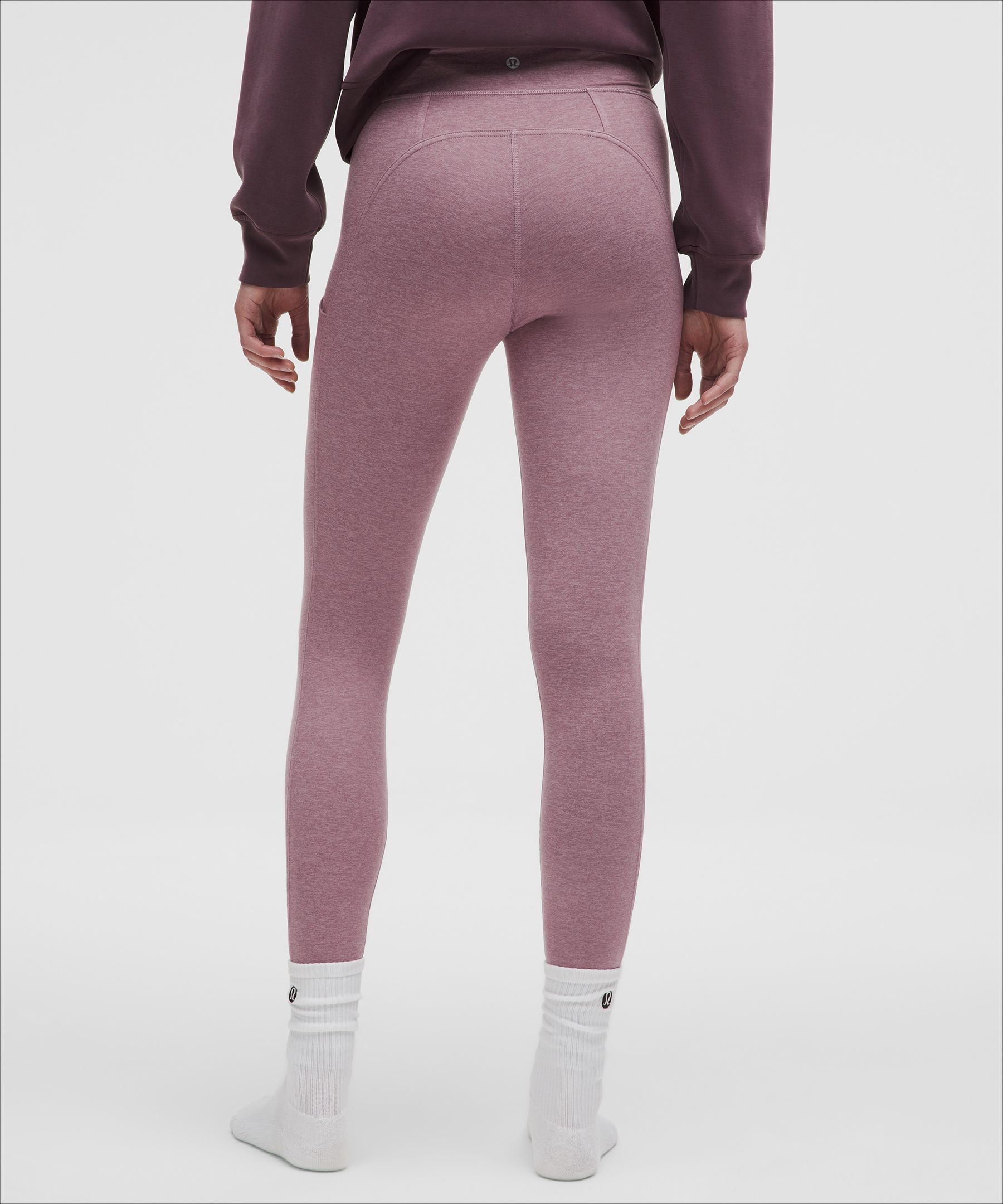 LULULEMON SOFTY SUEDEY HIGH-RISE LEGGINGS 28"