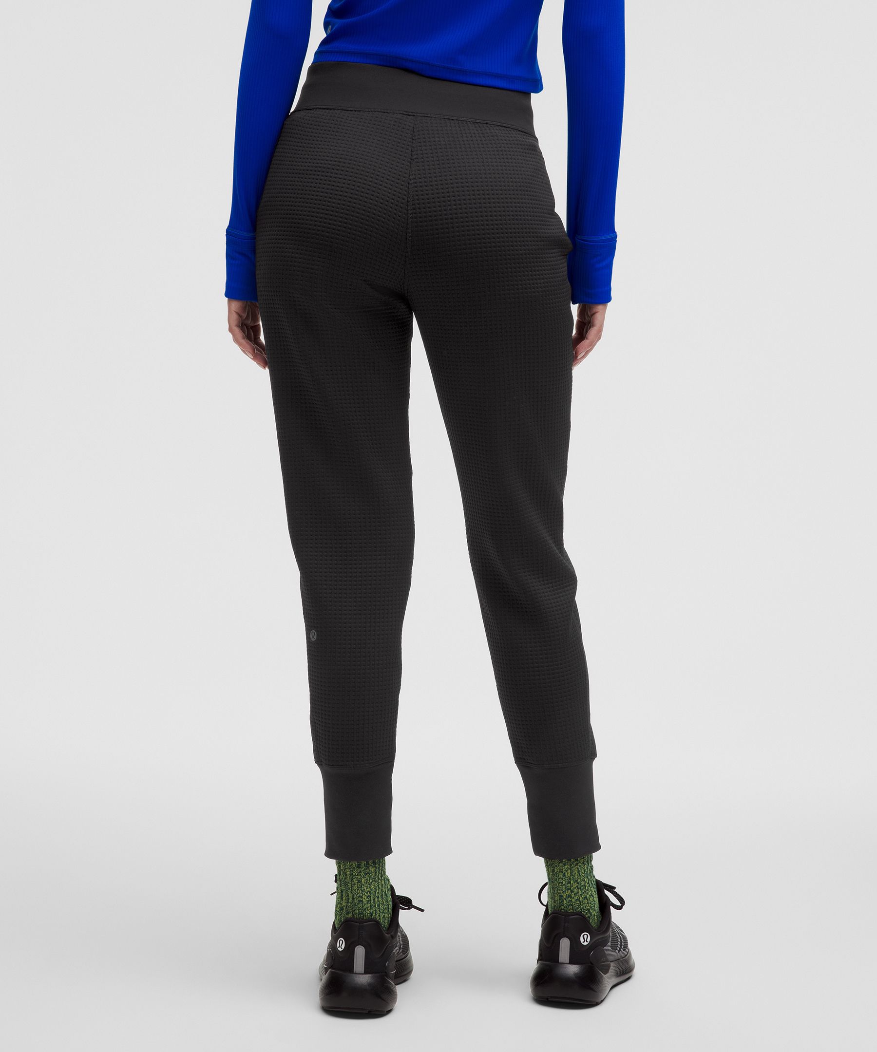 Waffle-Knit Mid-Rise Jogger | Women's Joggers