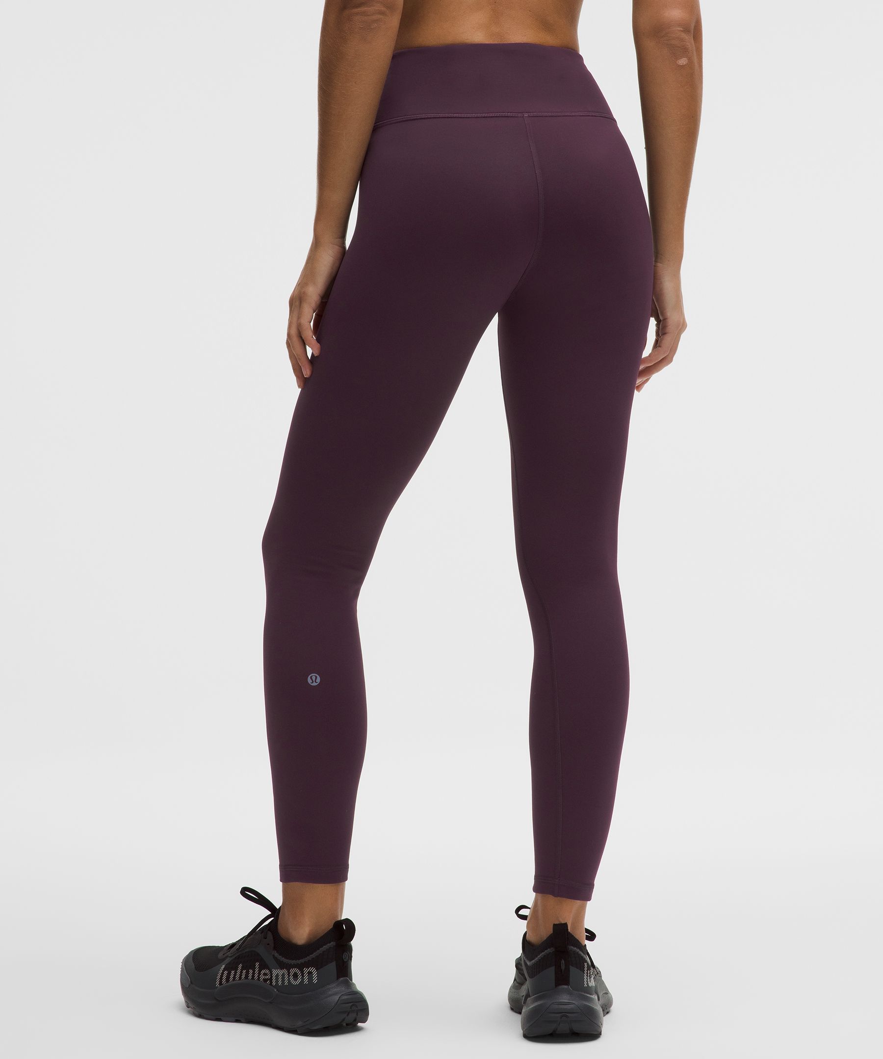 Lululemon Thermal High-rise Running Tight 25" In Brown