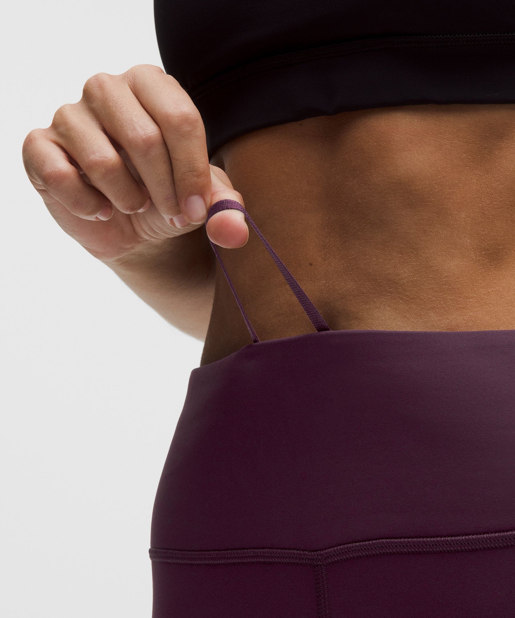 Lululemon Thermal High-rise Running Tight 25" In Brown