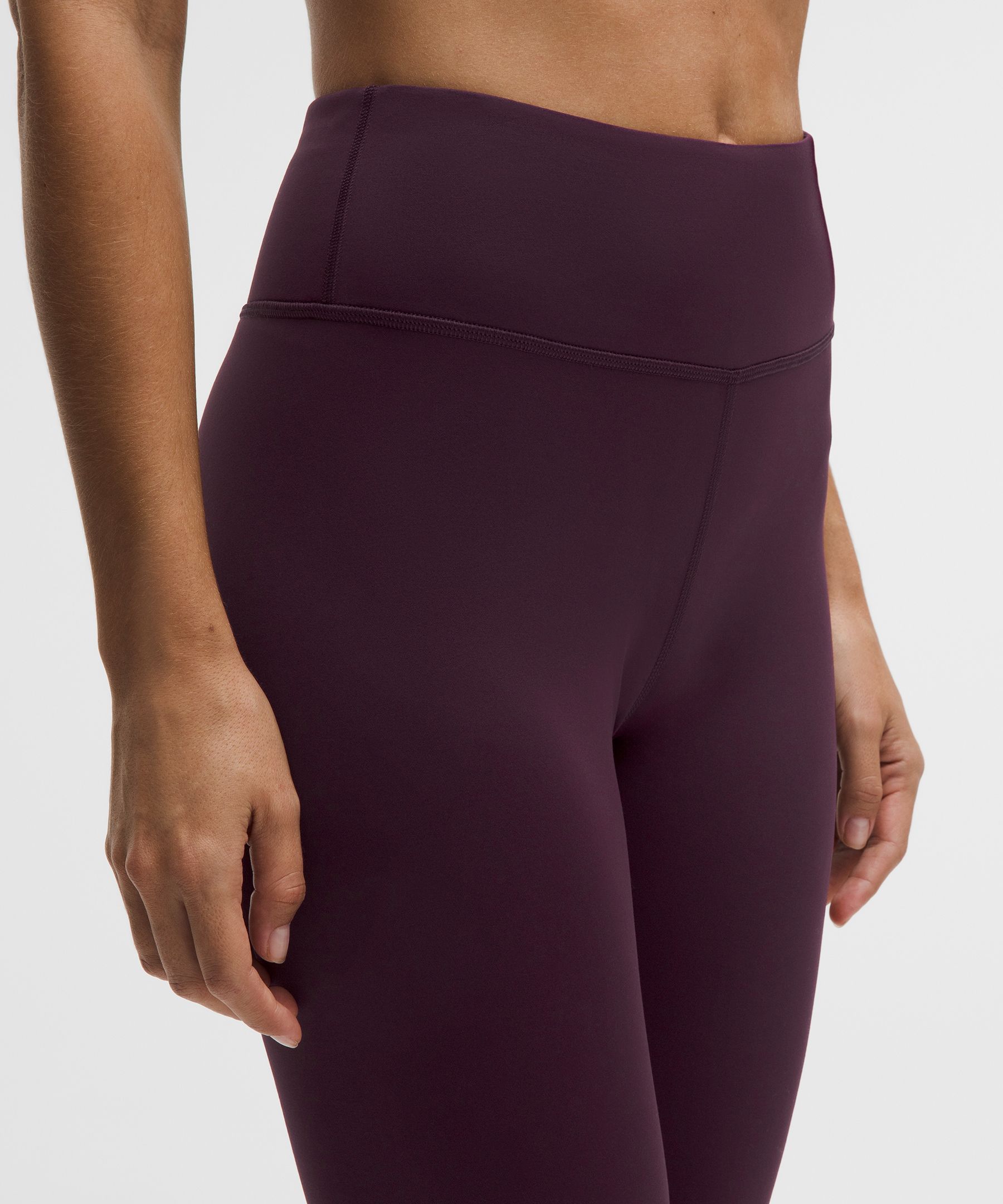 Lululemon Thermal High-rise Running Tight 25" In Brown