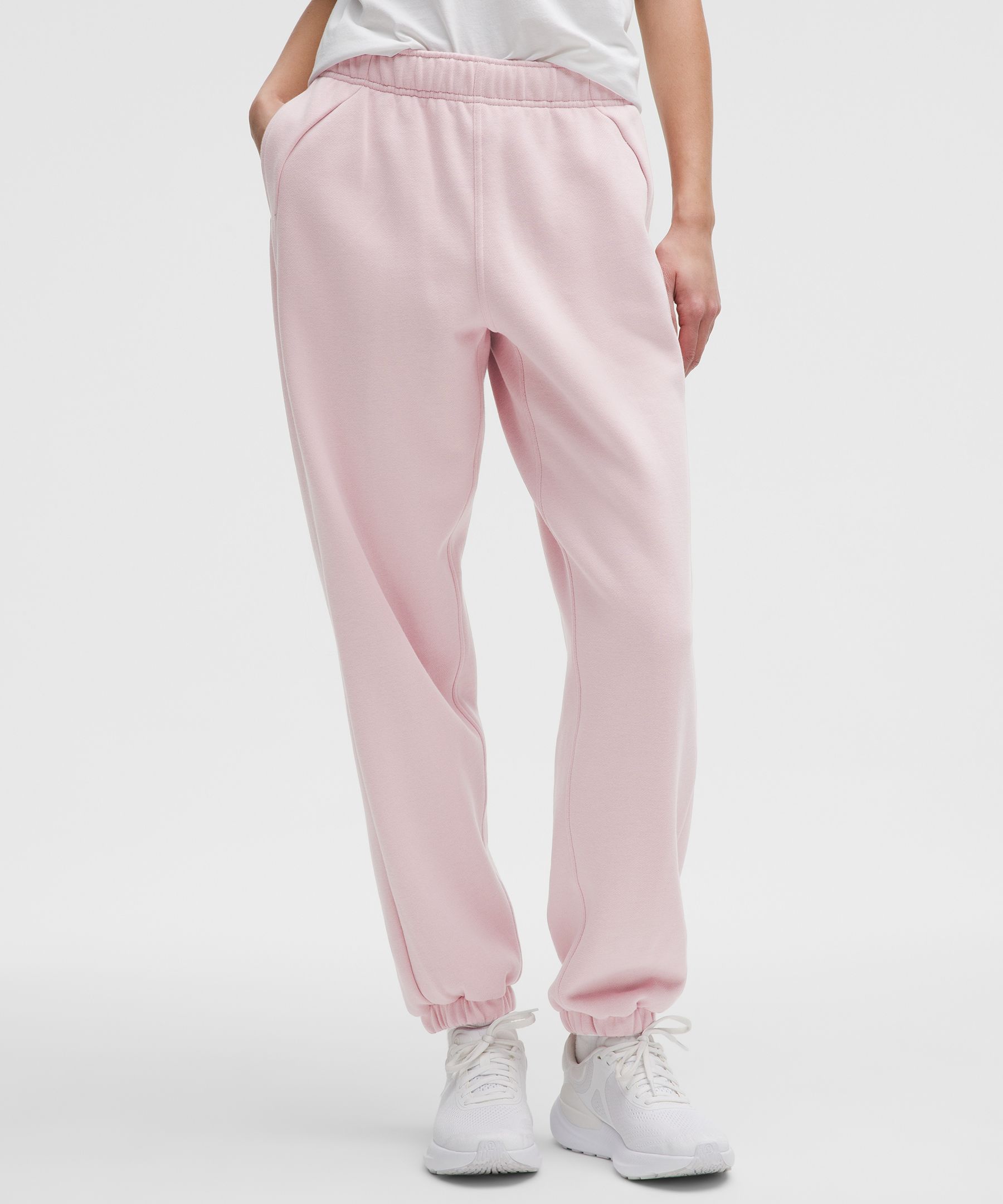 Scuba Mid-Rise Oversized Jogger Regular - Pink