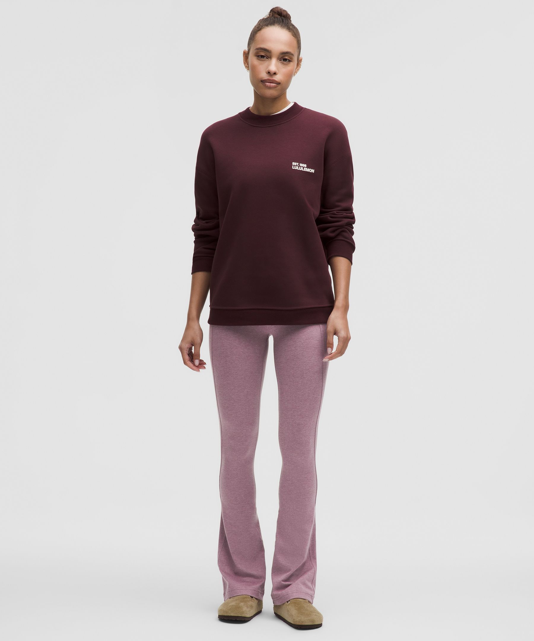 Lululemon Soft Sueded Split-hem High-rise Mini-flare Pants Regular