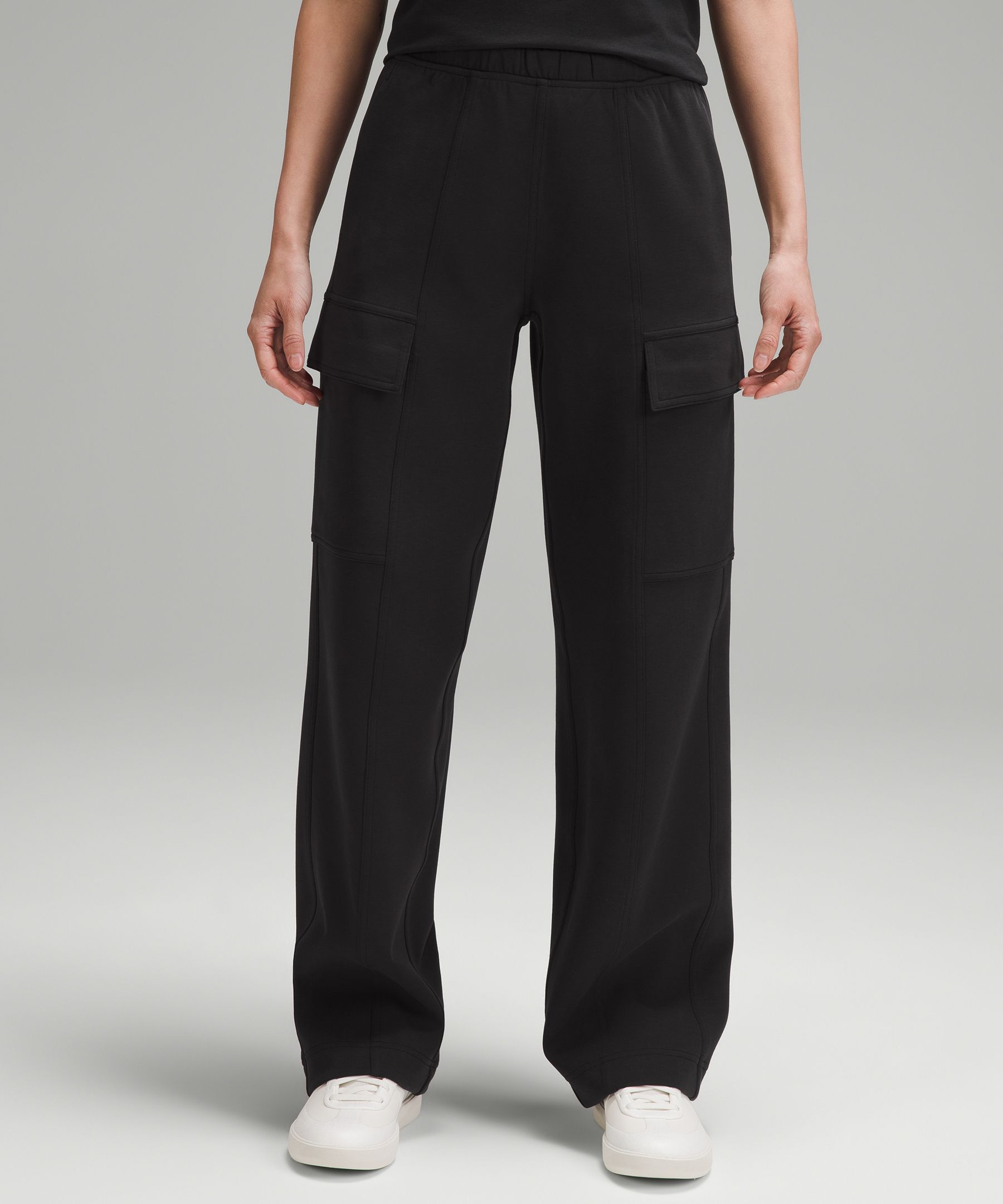 Slouchy High-Waisted Cinched Sweatpants