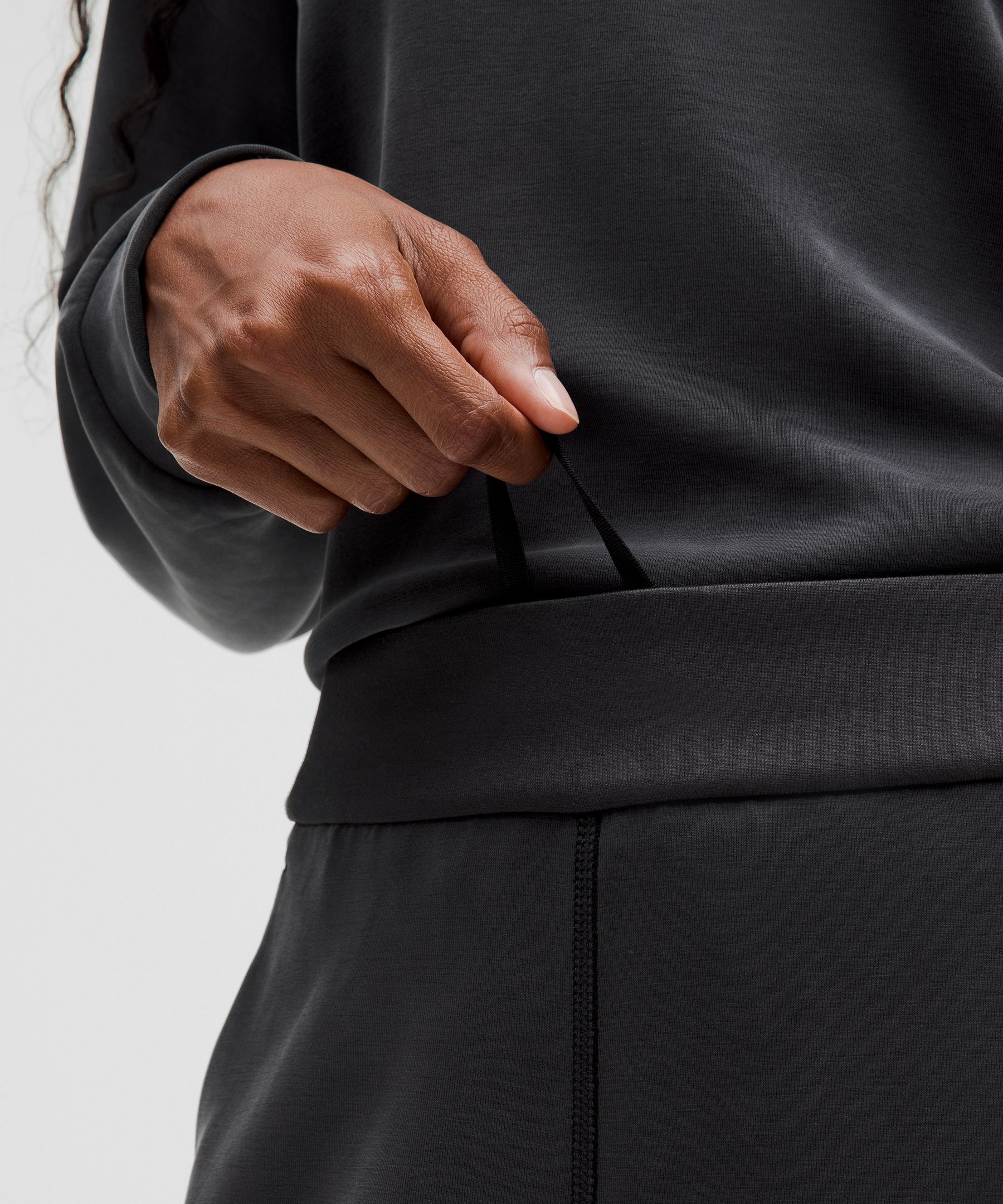 Lululemon Softstreme High-rise Straight-leg Pant In Black