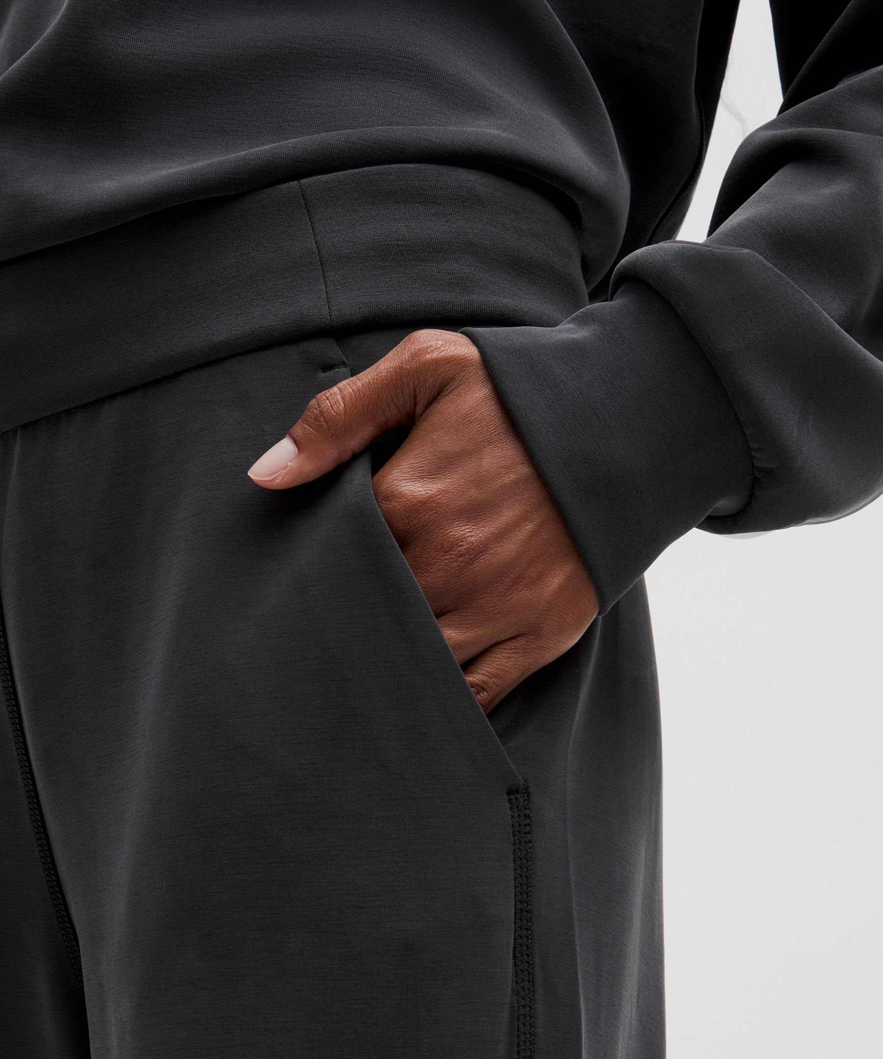 Lululemon Softstreme High-rise Straight-leg Pant In Black