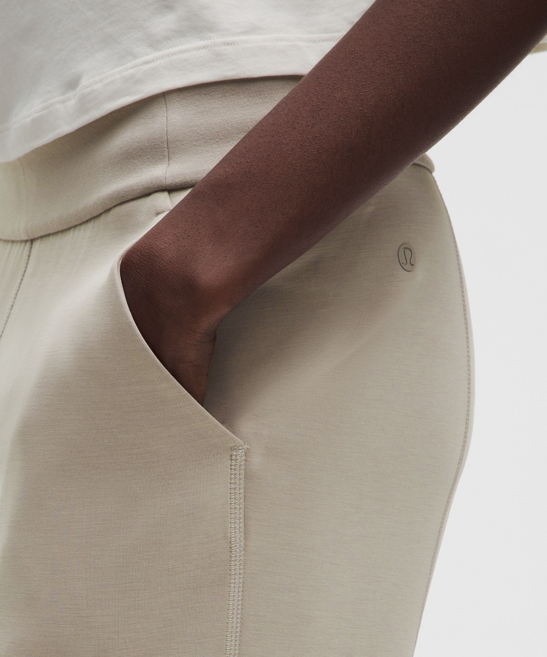Lululemon Softstreme High-rise Straight-leg Pant In Neutral