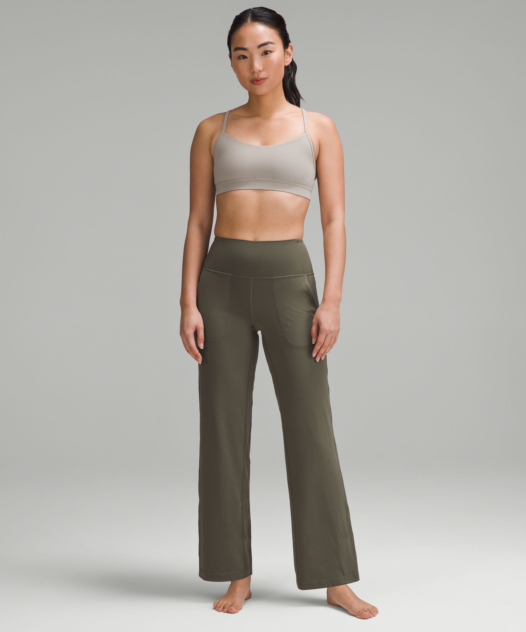 Lululemon wide leg yoga pants hotsell