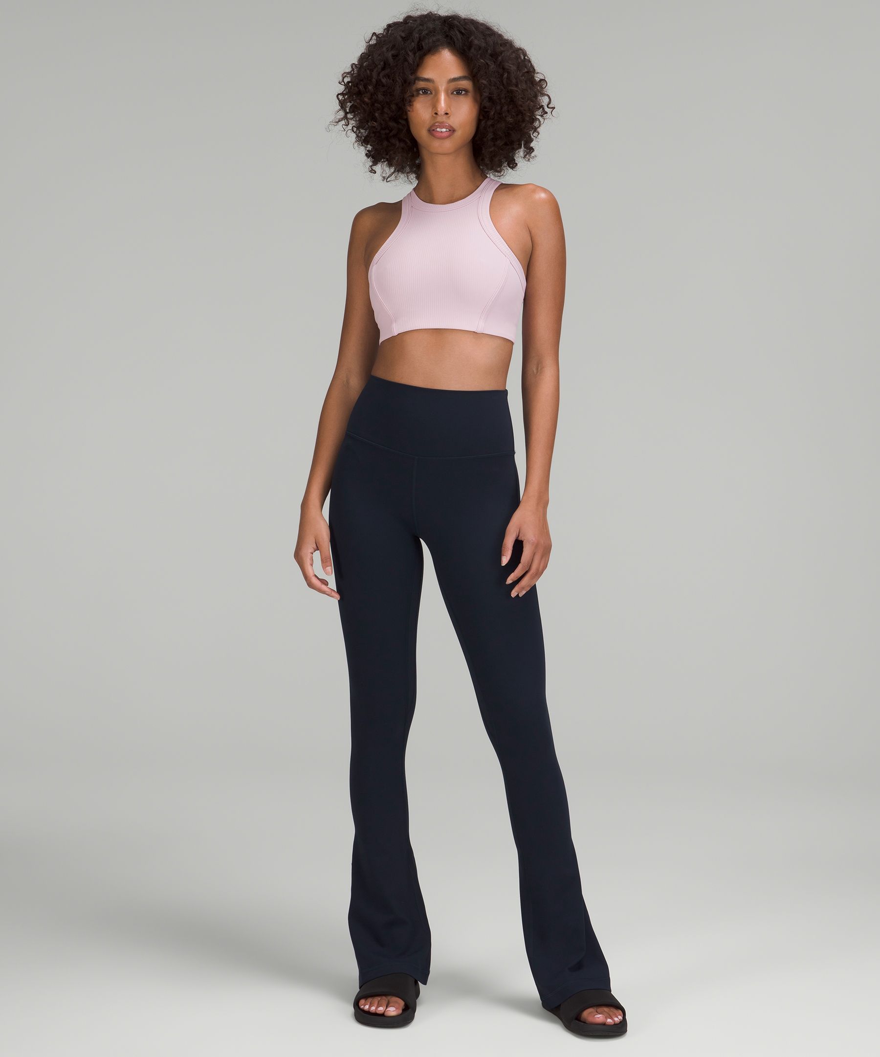 What do we think of these lululemon Align Mini-Flare pants in Java? I