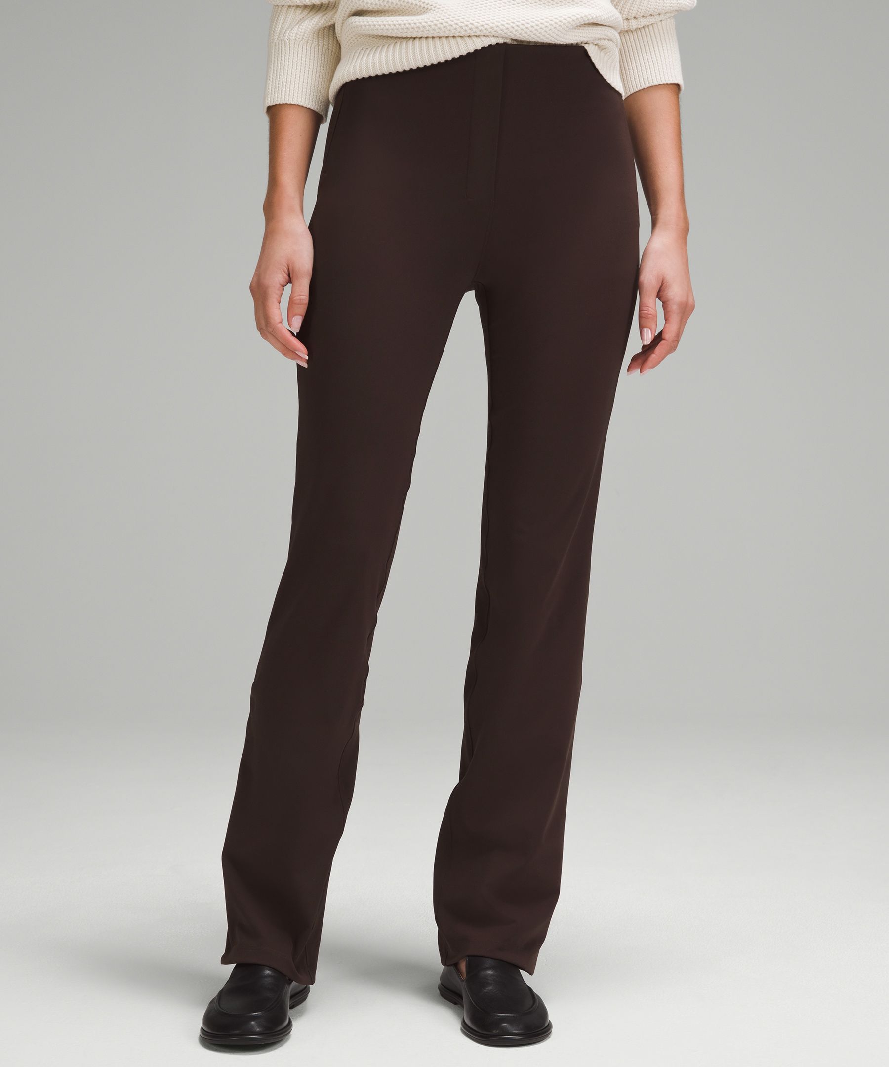Buy Athleta Cream Endless Mid Rise Taper Trousers from Next Ireland