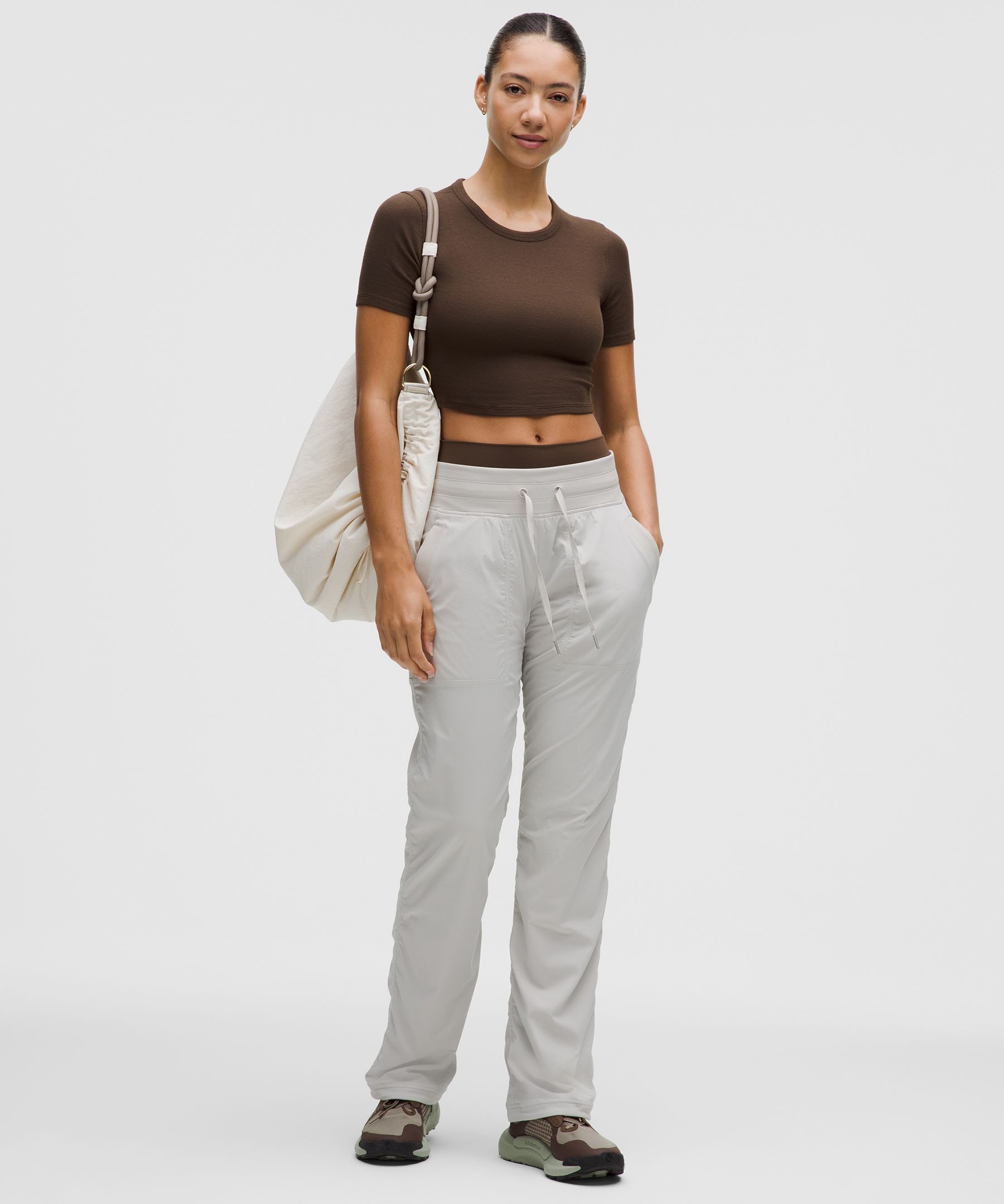 Lululemon Dance Studio Mid-rise Pant In Brown