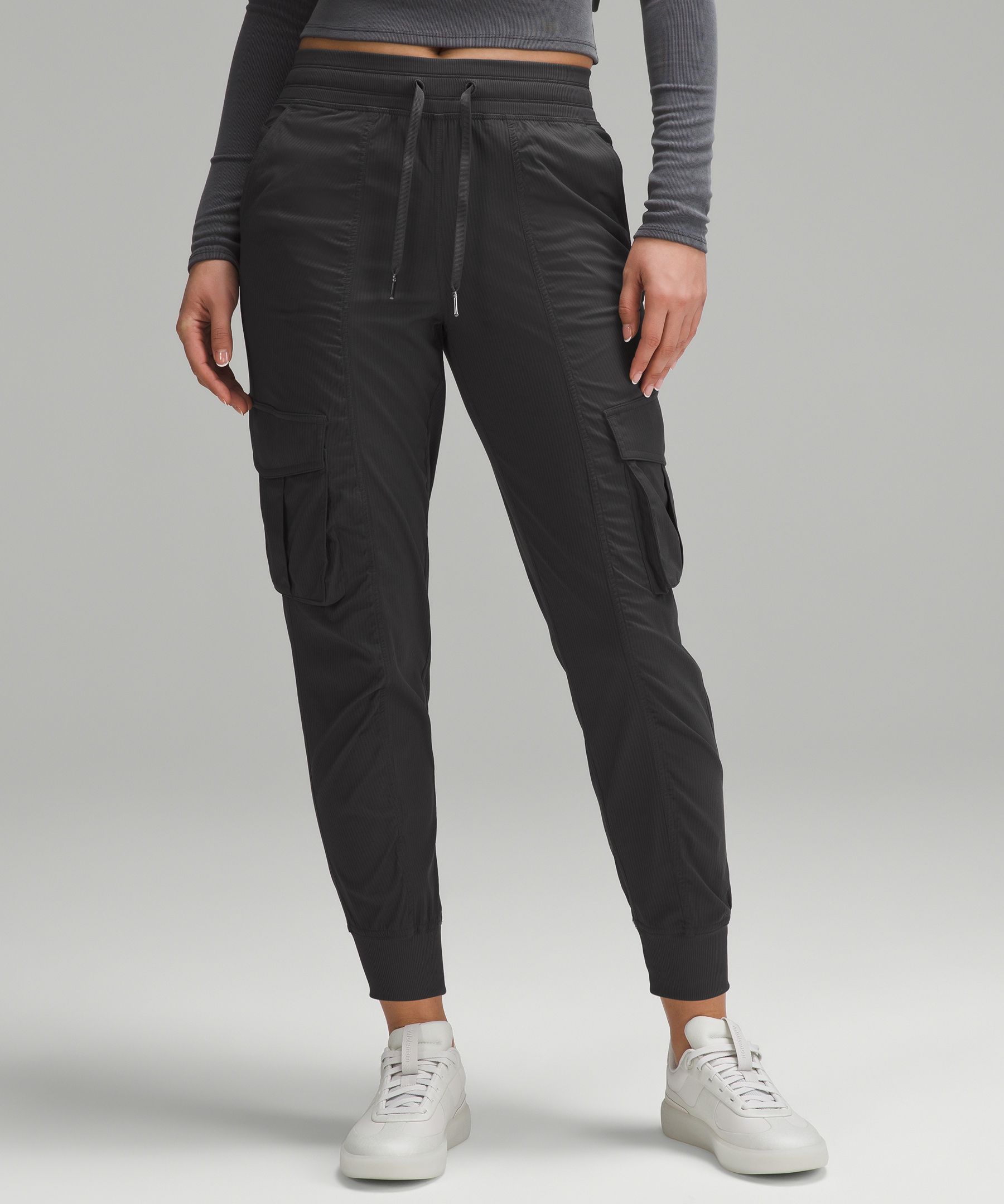 Mid-Rise Live-In Cargo Jogger Sweatpants for Women