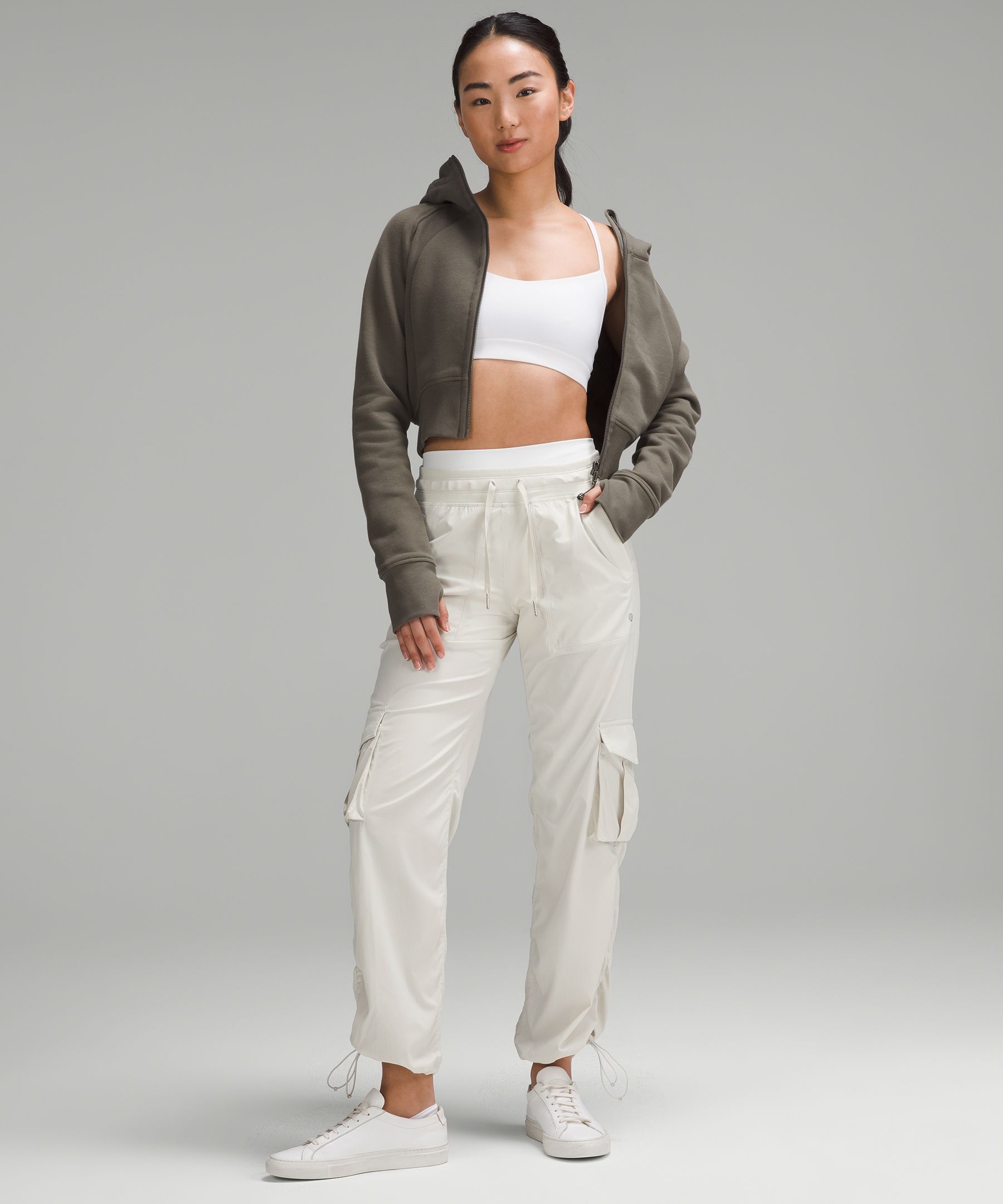 Dance Studio Relaxed-Fit Mid-Rise Cargo Pant, Women's Pants