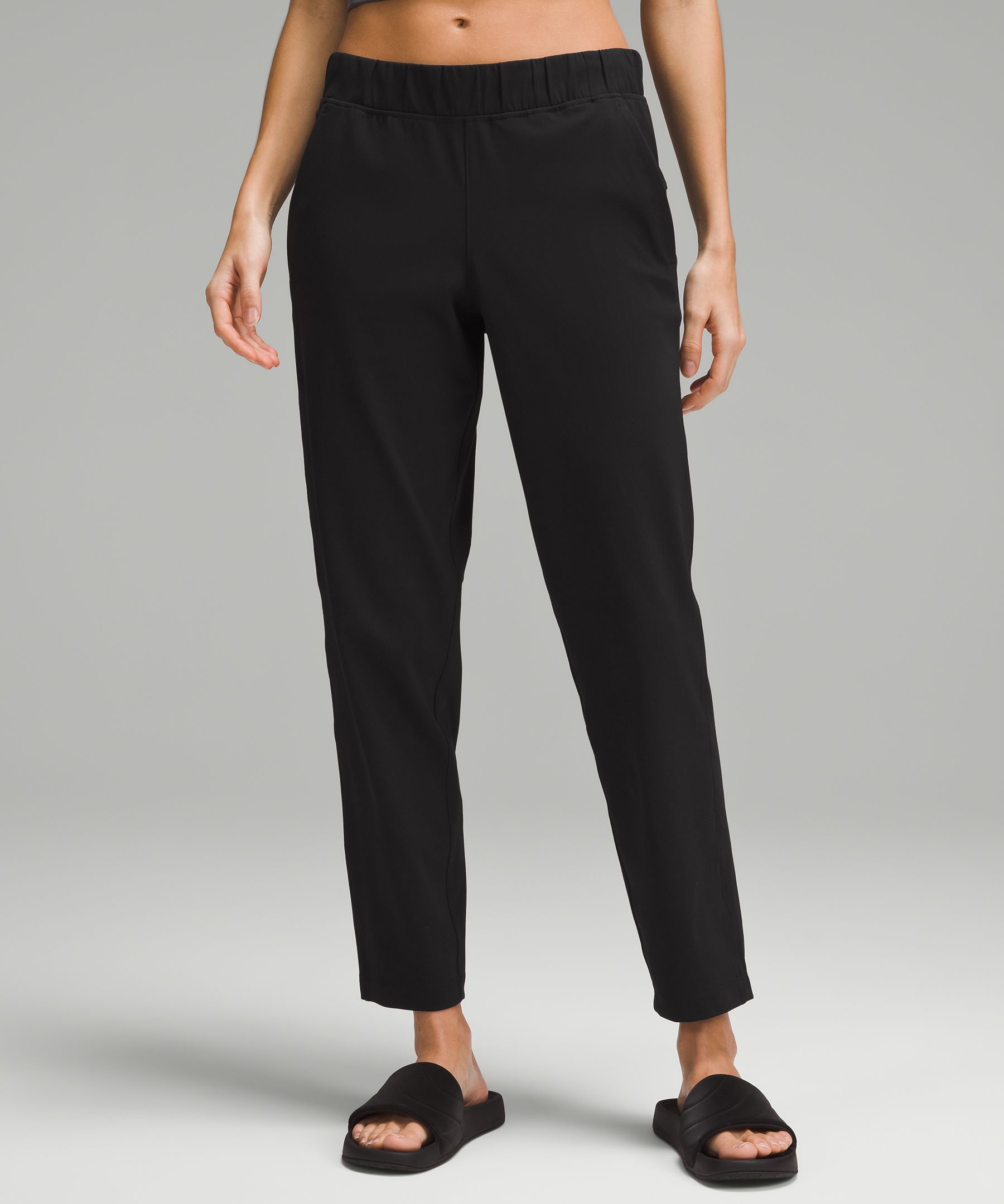 Luxtreme Slim-Fit Pull-On Mid-Rise Pants